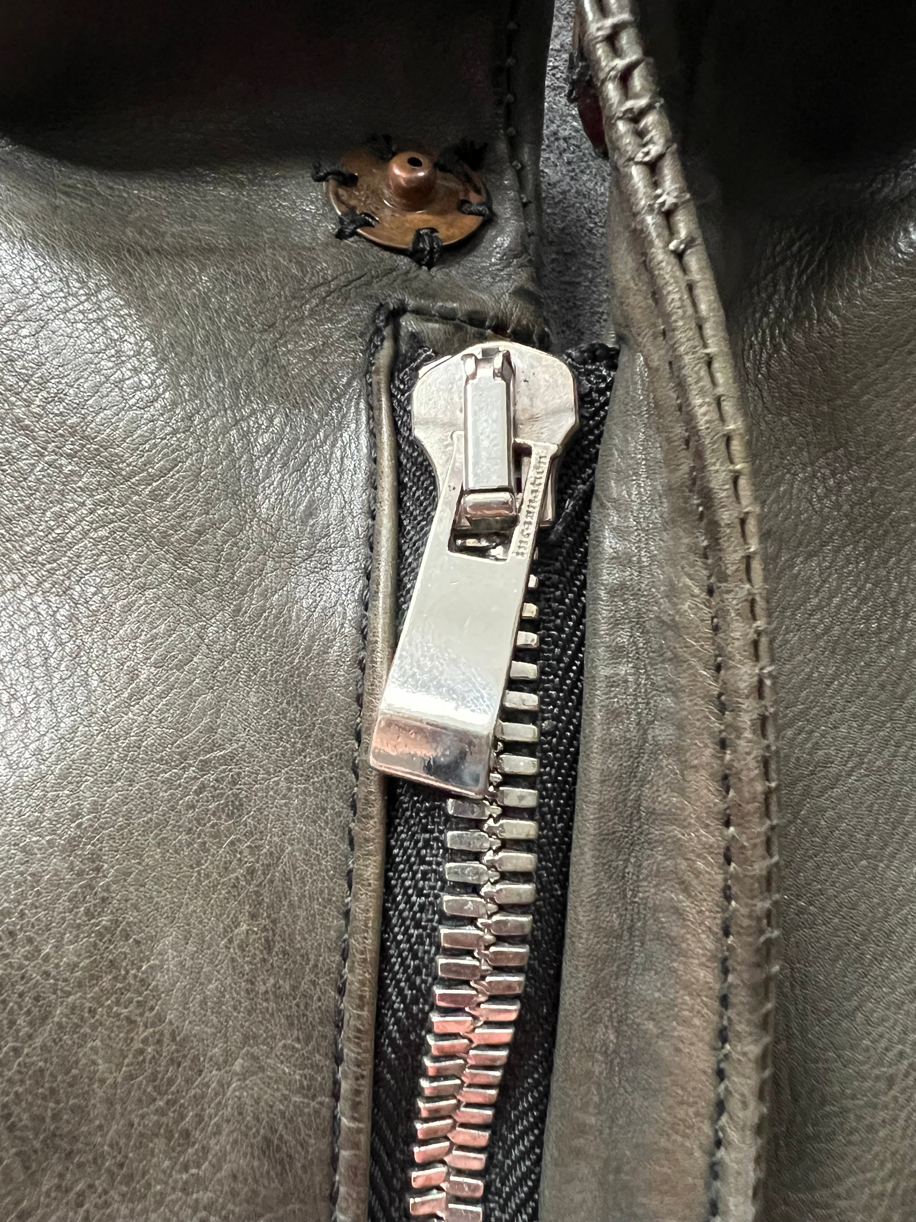 Incarnation lather High neck raglan jacket