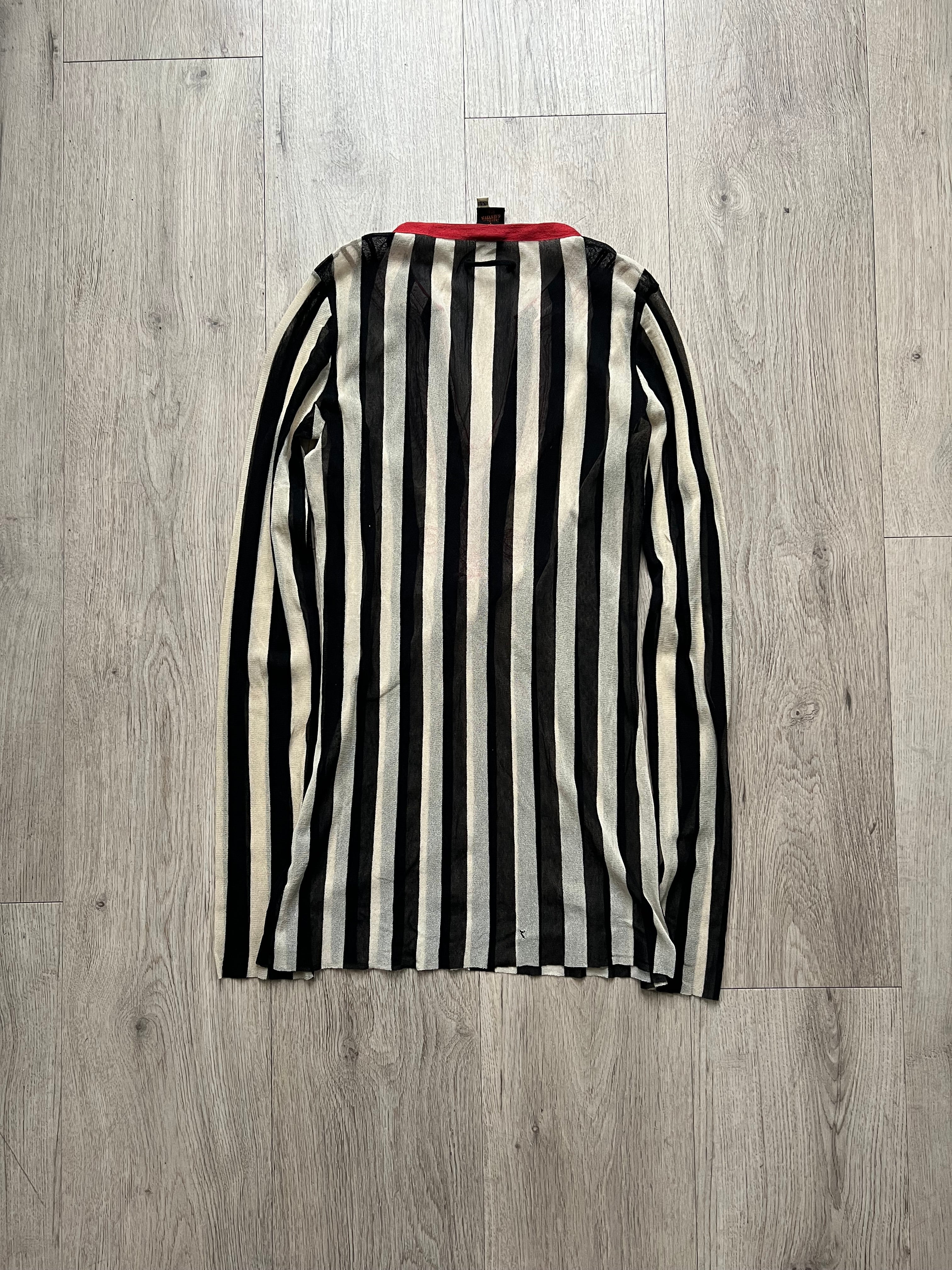 Jeans Paul Gaultier mesh top