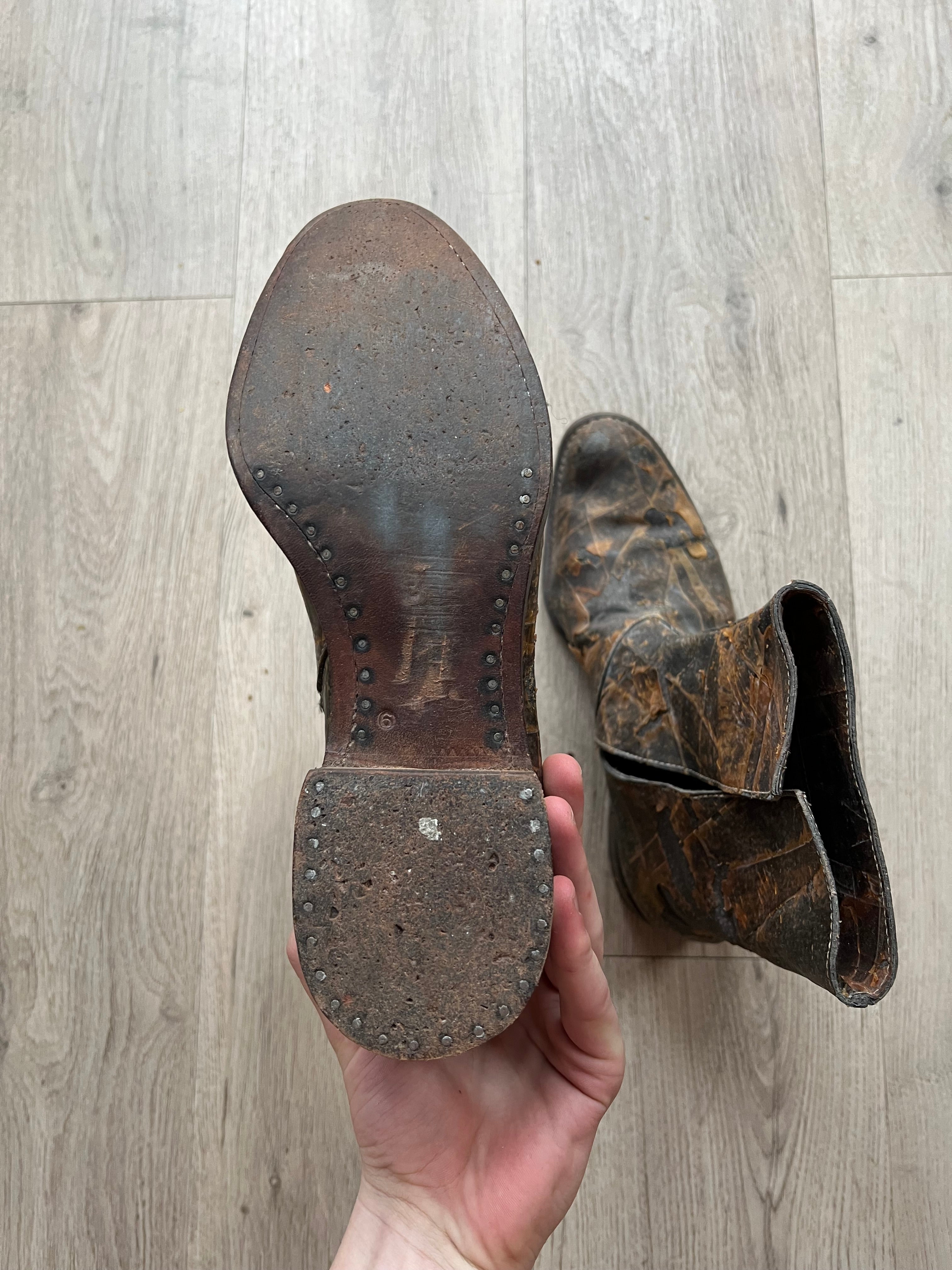 Carol Christian Poell taped Rubber boots