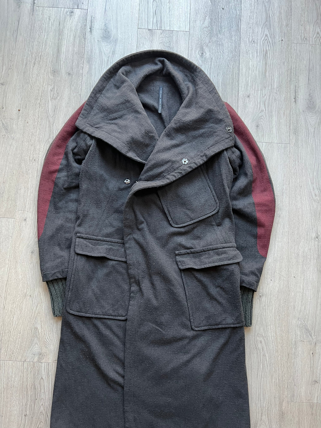 Nude by Masahiko Maruyama Long Officer Coat