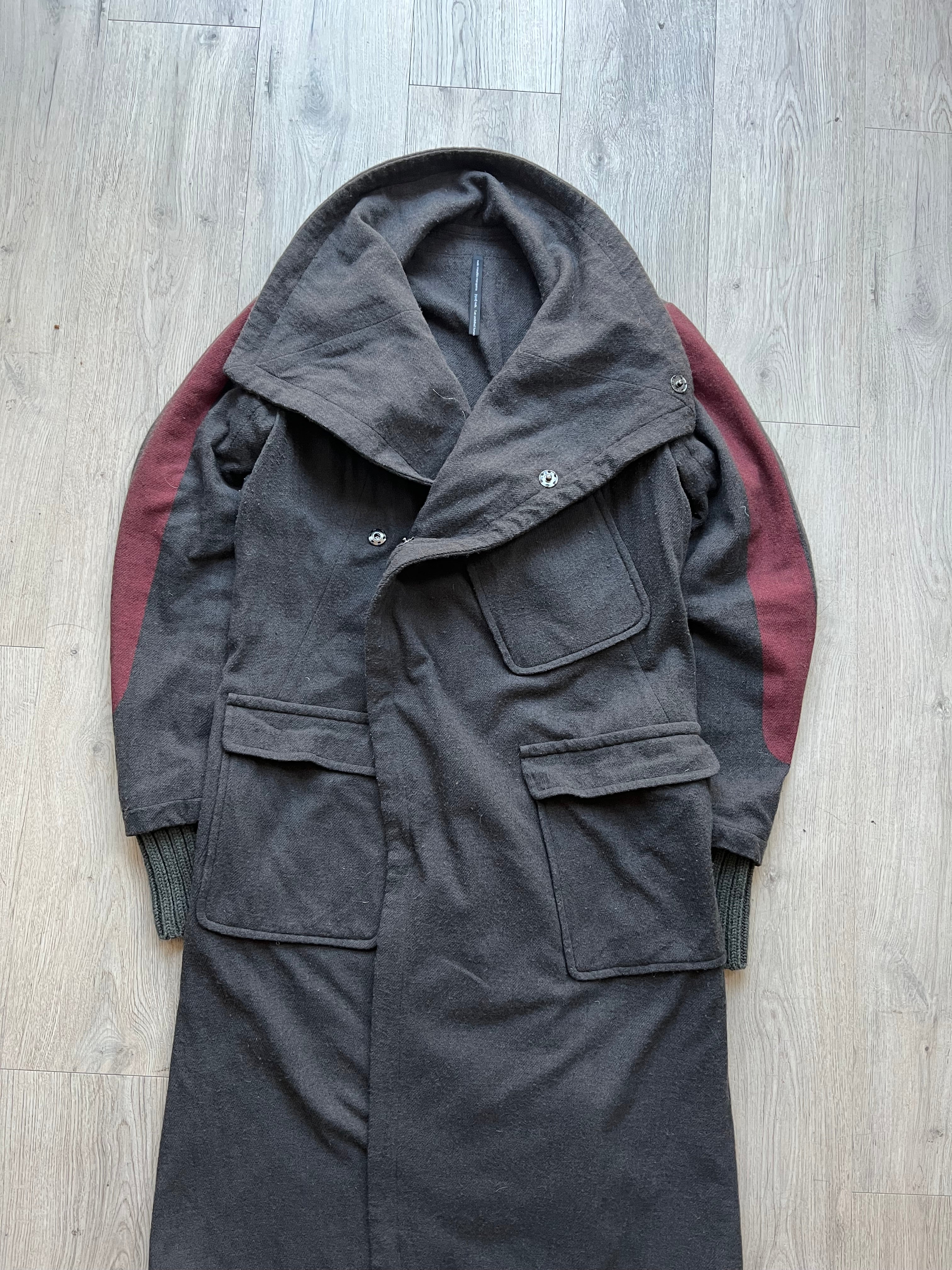 Nude by Masahiko Maruyama Long Officer Coat