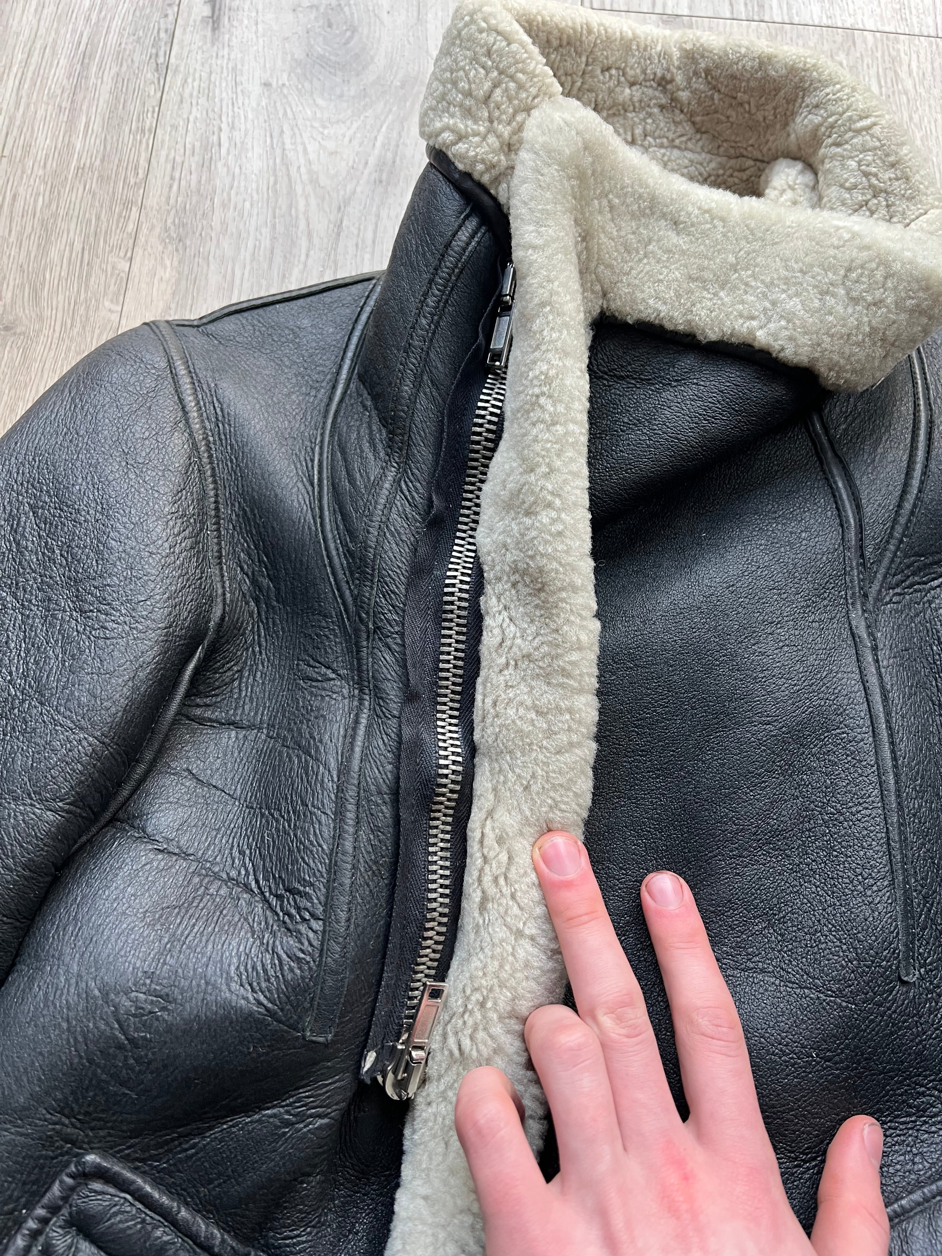 Rick Owens Shearling leather Jacket