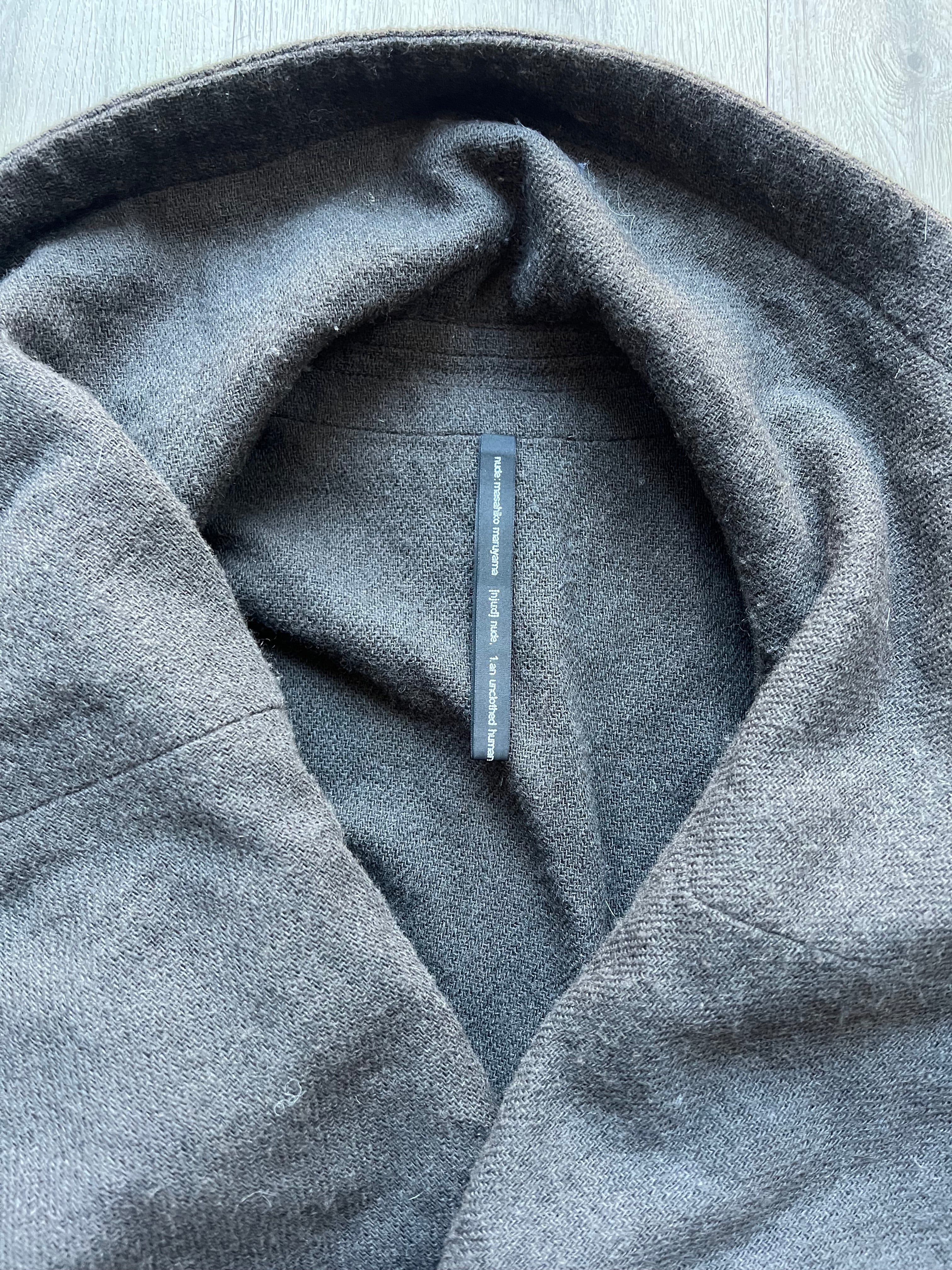 Nude by Masahiko Maruyama Long Officer Coat