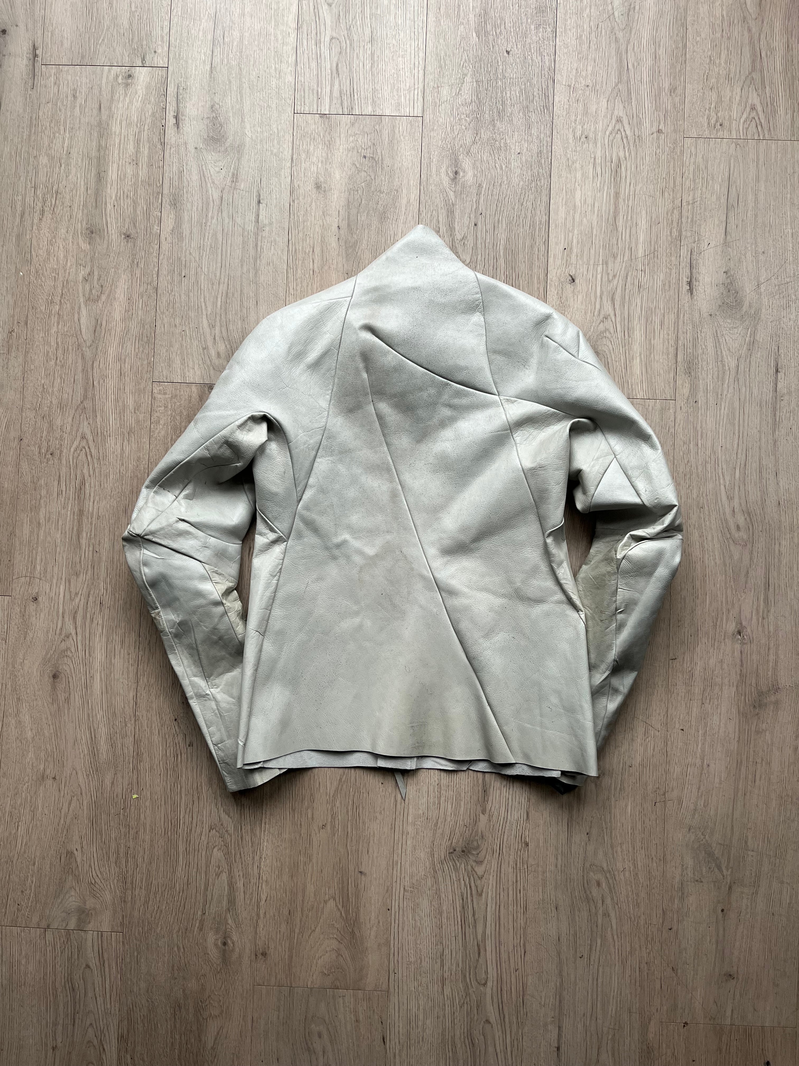 Leon Emanuel Blanck Distortion Lama Leather Jacket