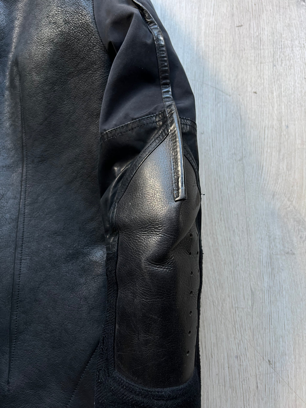 Rick Owens Down Filled leather Jacket