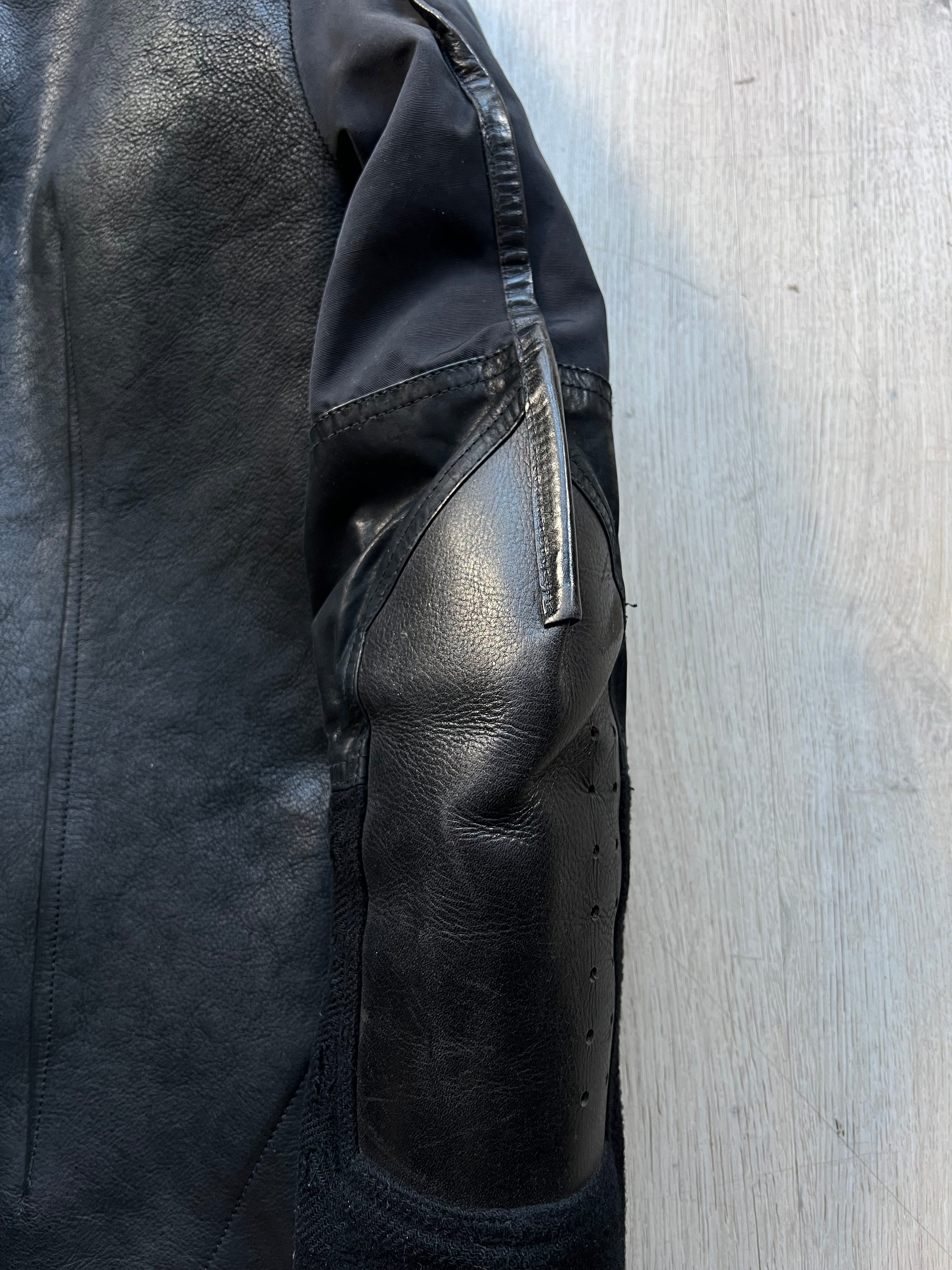 Rick Owens Down Filled leather Jacket