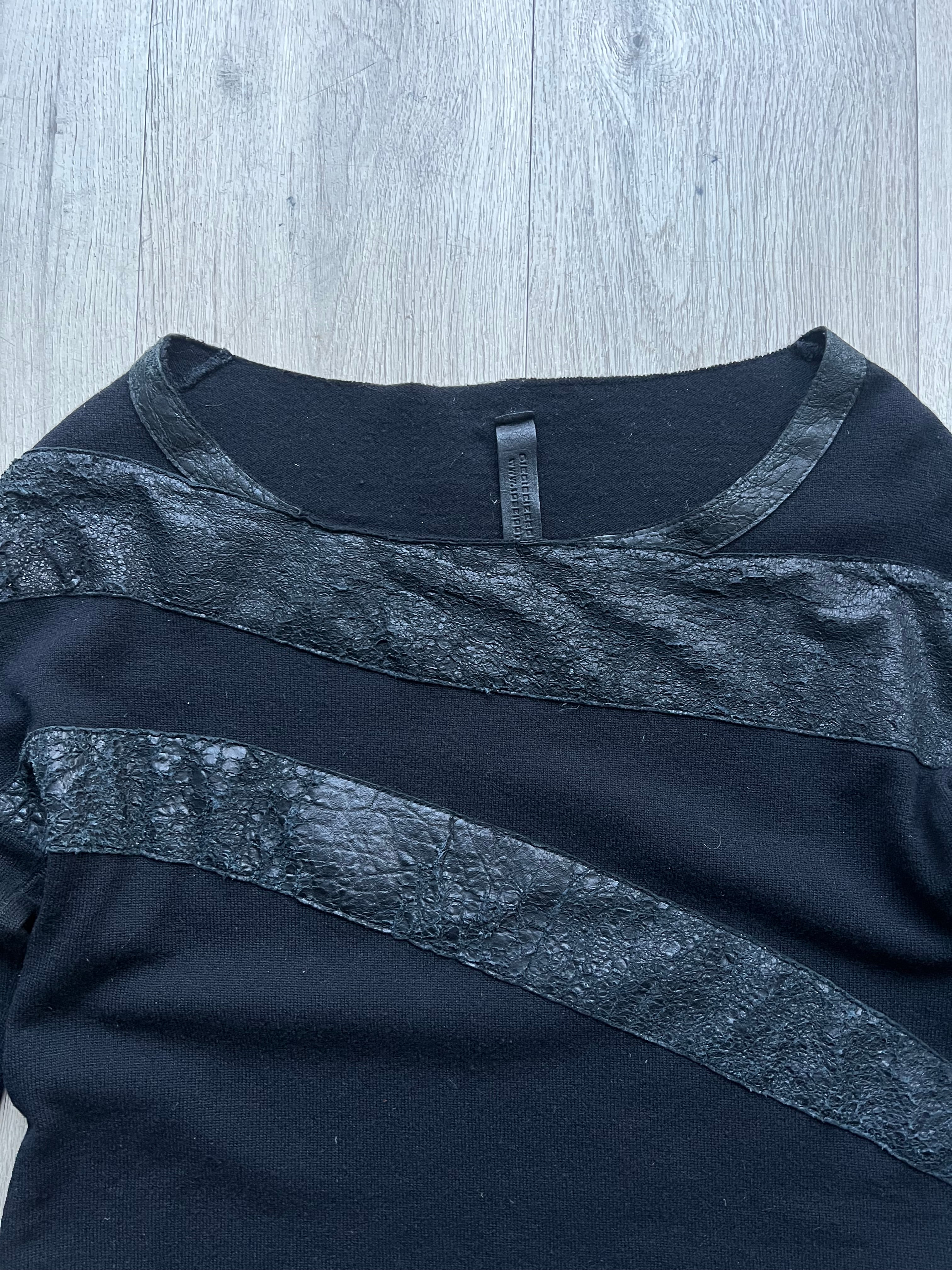 10sei0Otto Blistered Calf Leather Longsleeve