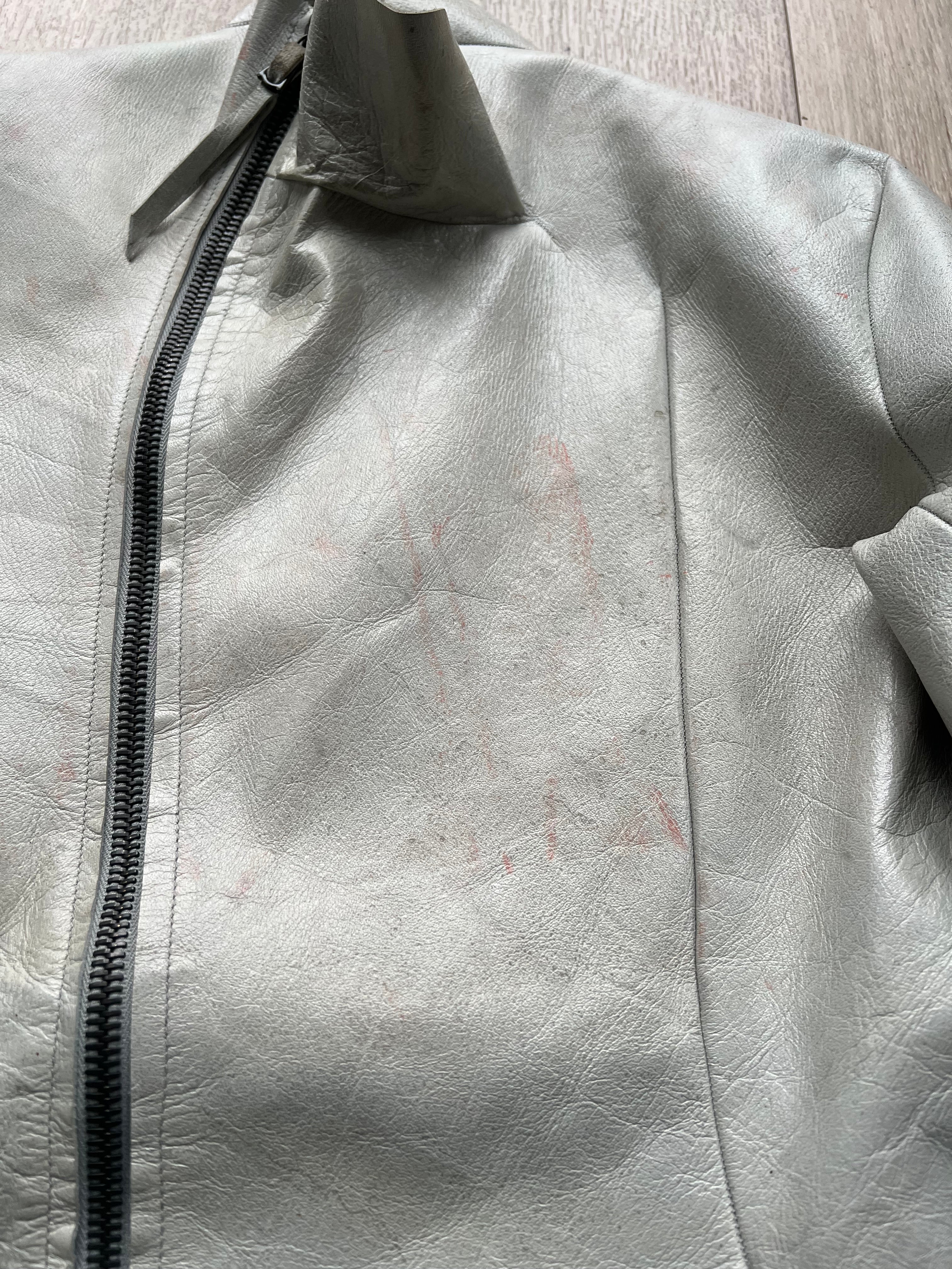 Leon Emanuel Blanck Distortion Lama Leather Jacket