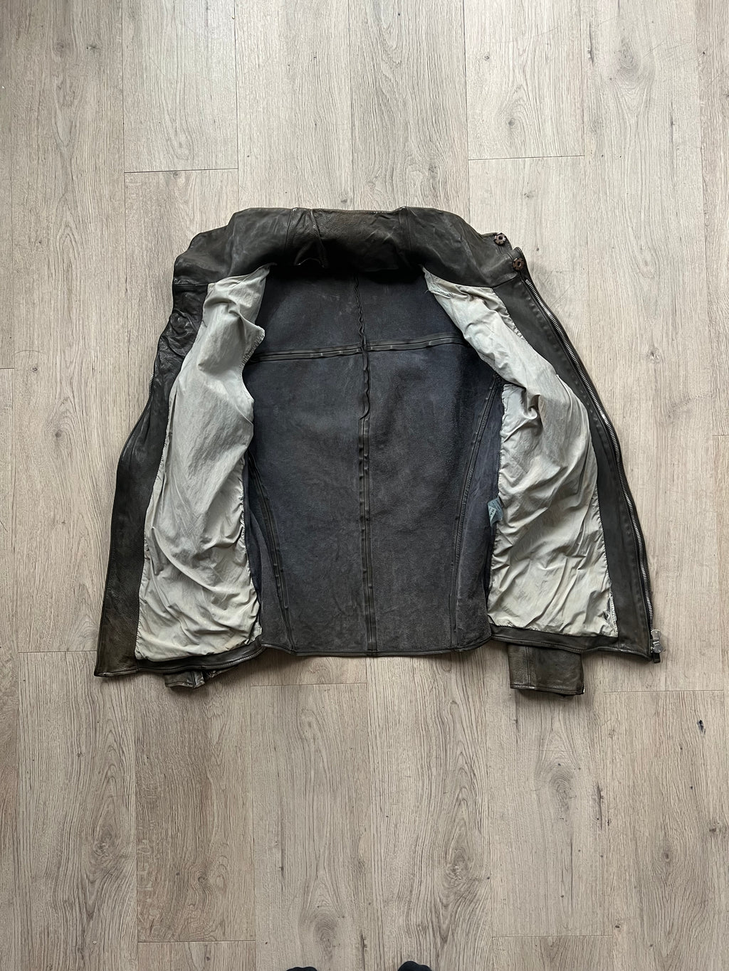 Incarnation lather High neck raglan jacket