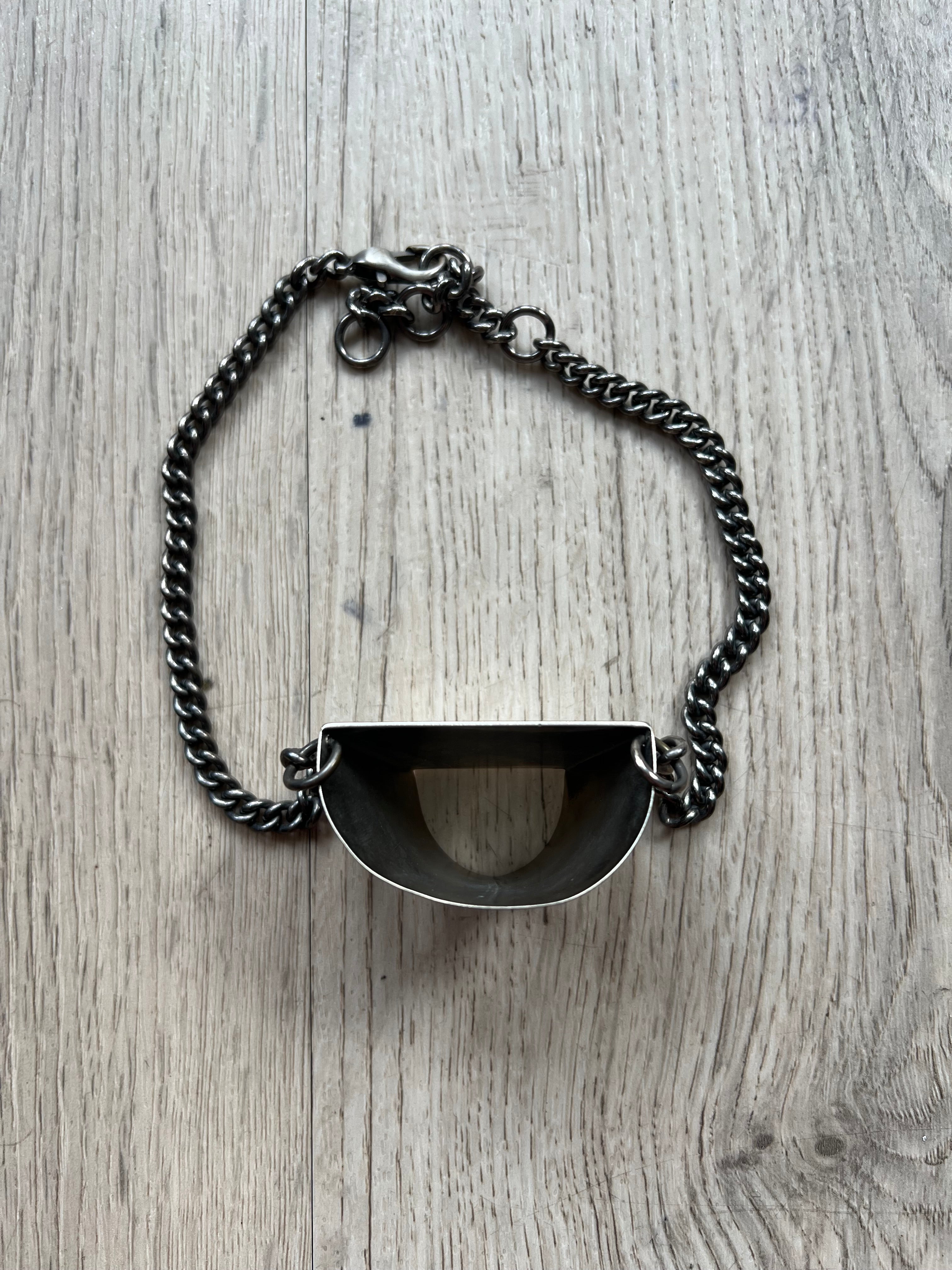 Dirk Bikkembergs Metal ring Tie-Holder Necklace