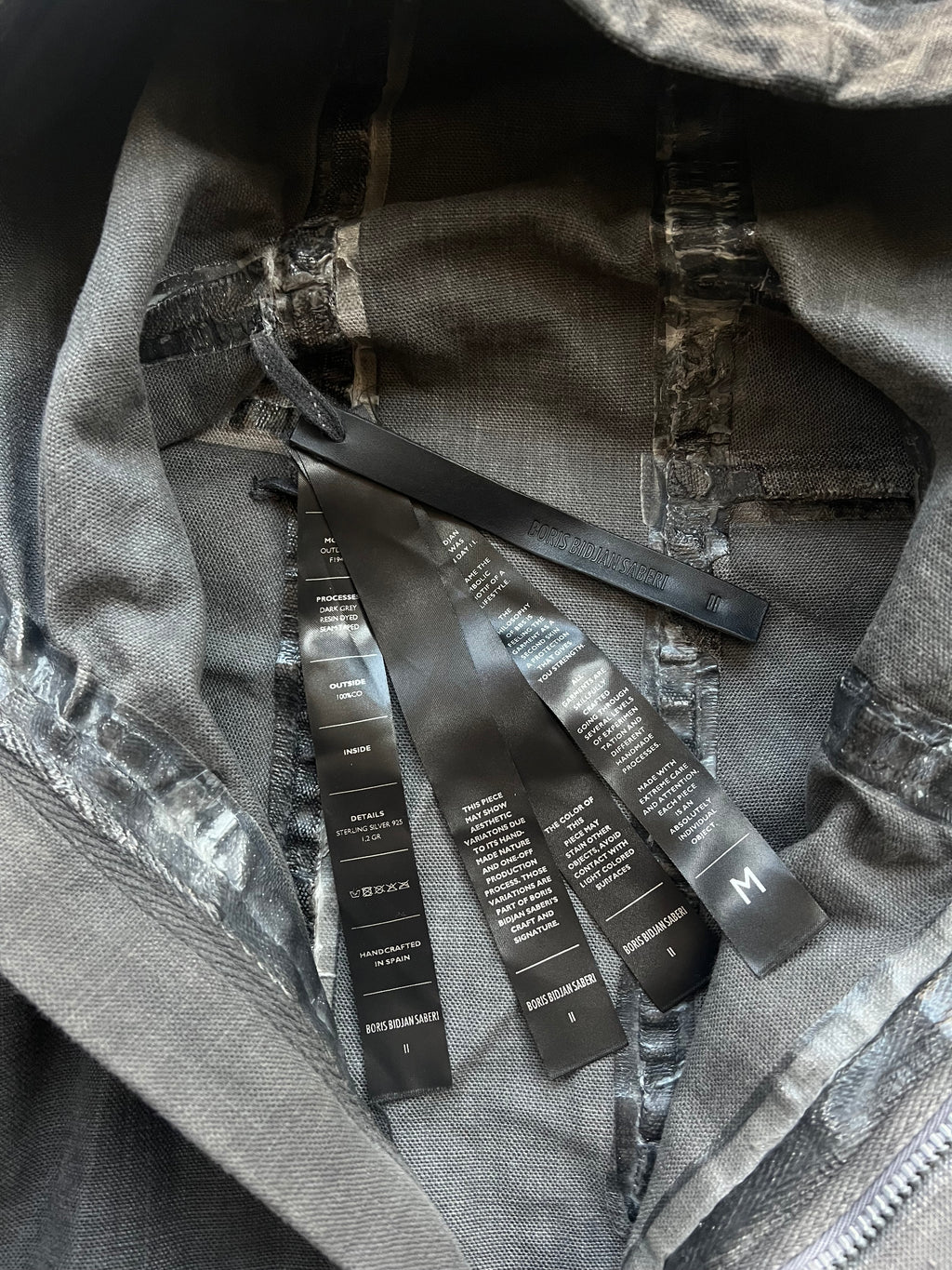 Boris Bidjan Saberi taped seam Parka