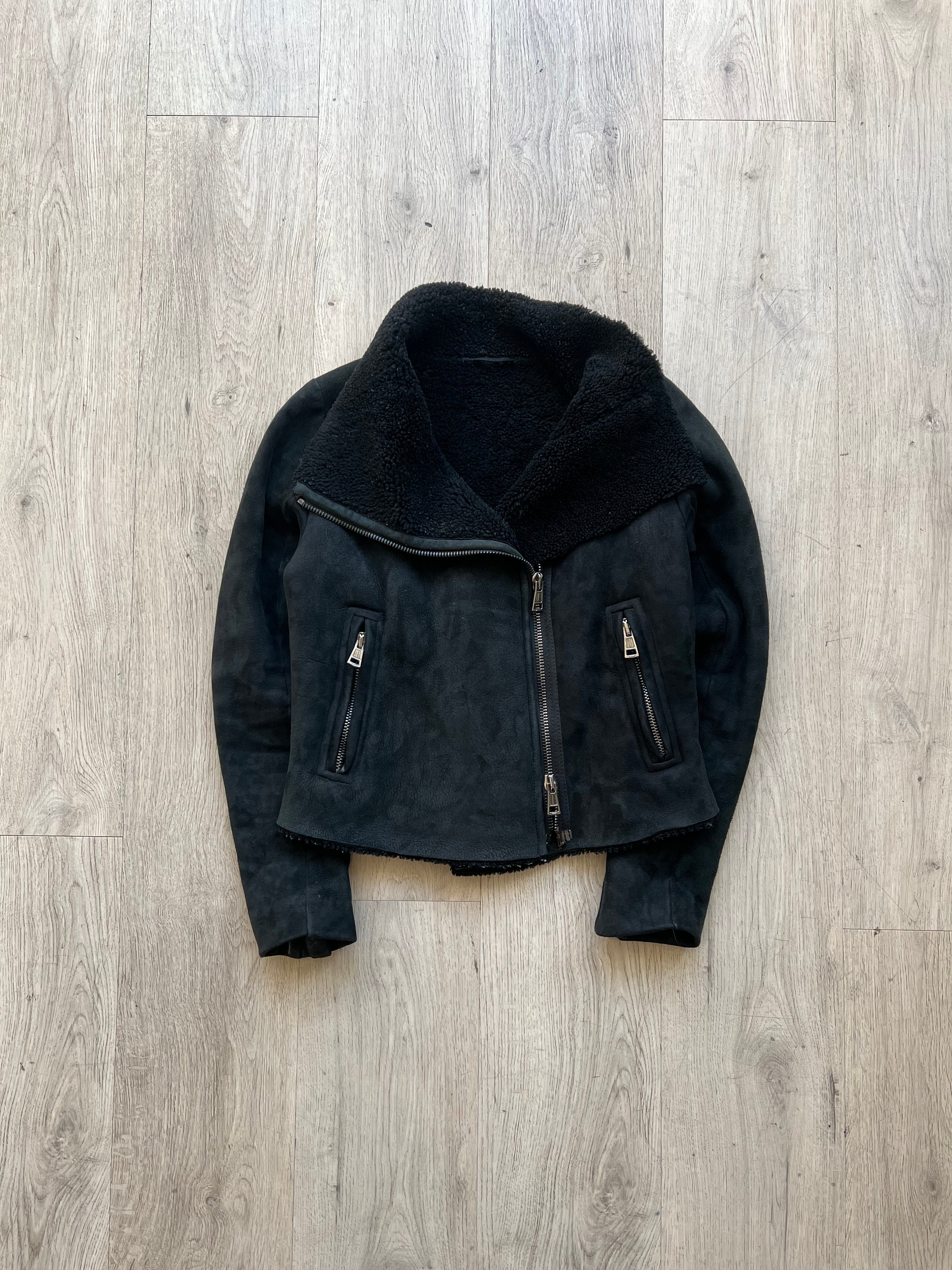 10sei0Otto Shearling Leather Biker Jacket