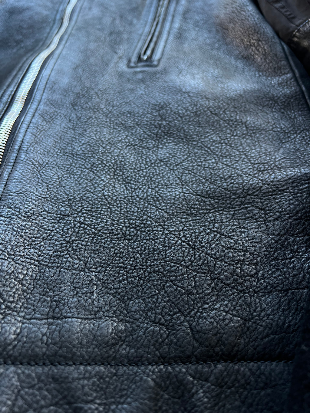 Rick Owens Down Filled leather Jacket