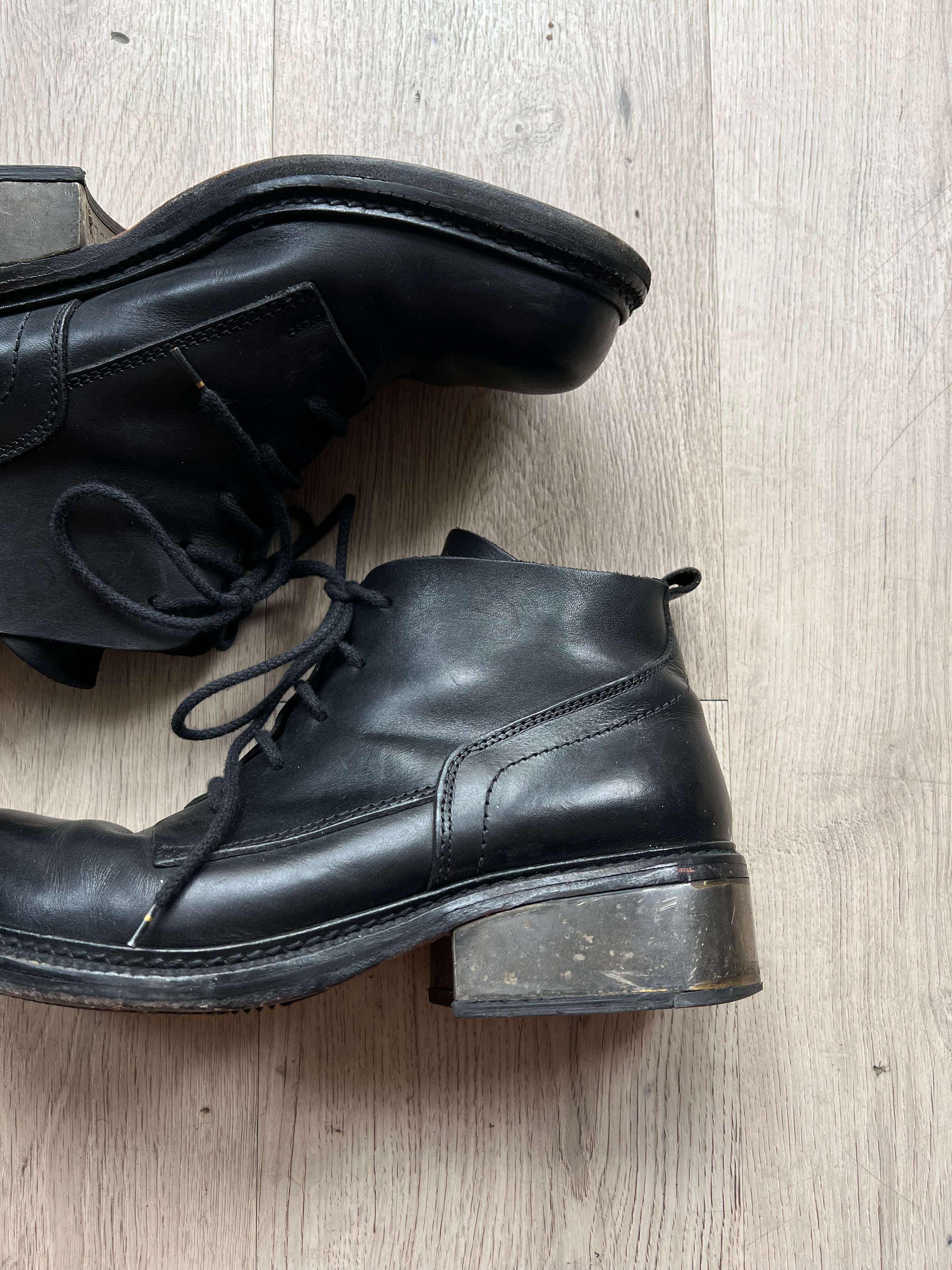 Dirk Bikkembergs metal heel Boots
