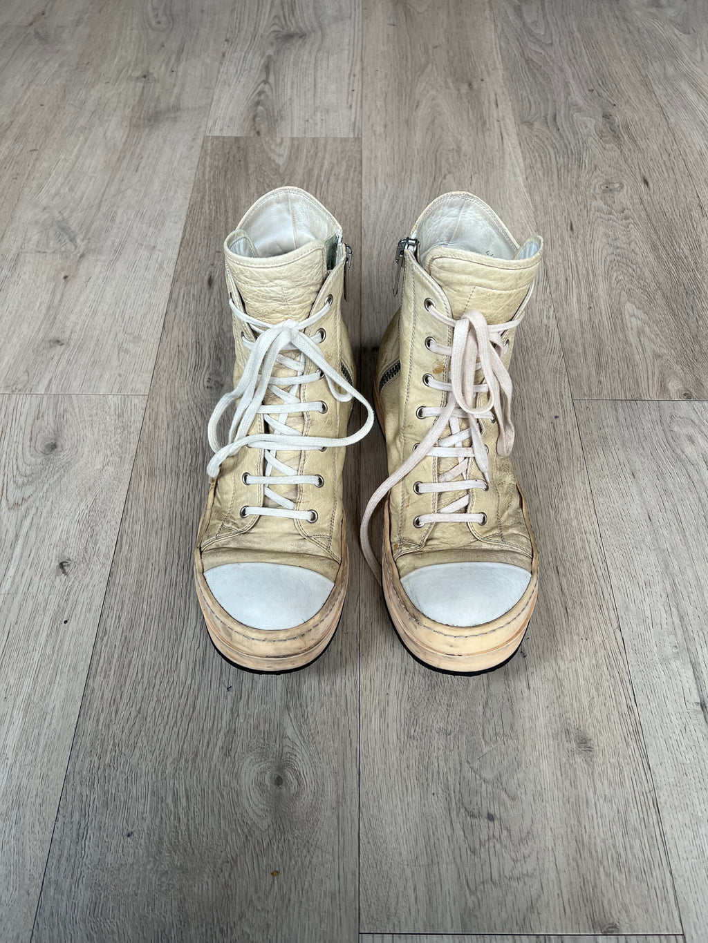 Rick Owens Ramones with Stapled Sole