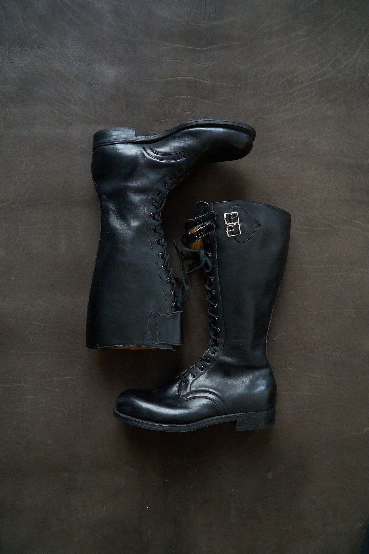 Vintage Knee High Military Boot
