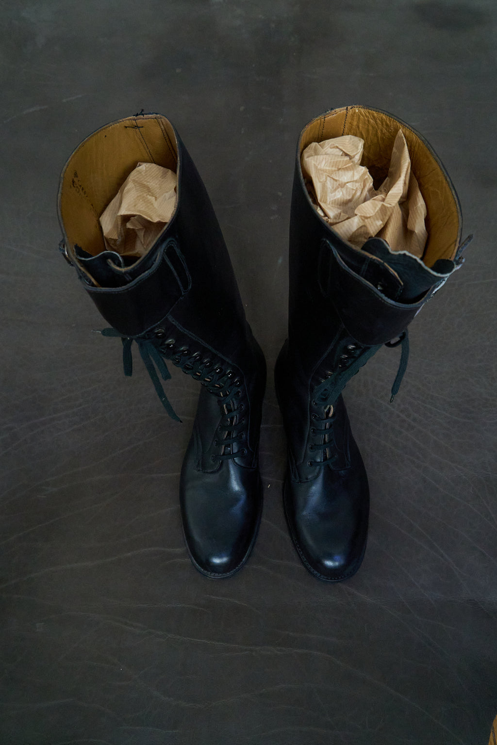 Vintage Knee High Military Boot