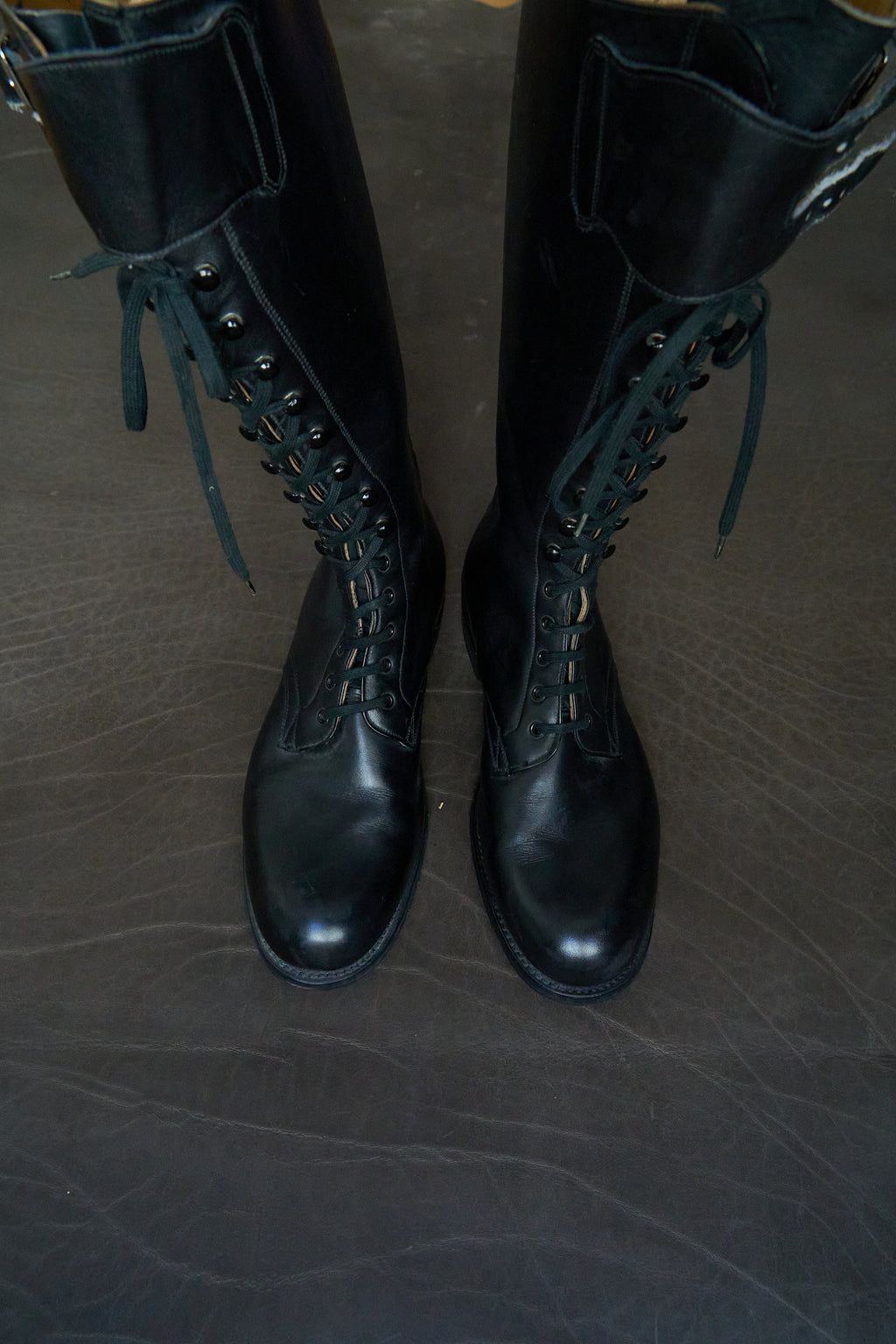 Vintage Knee High Military Boot
