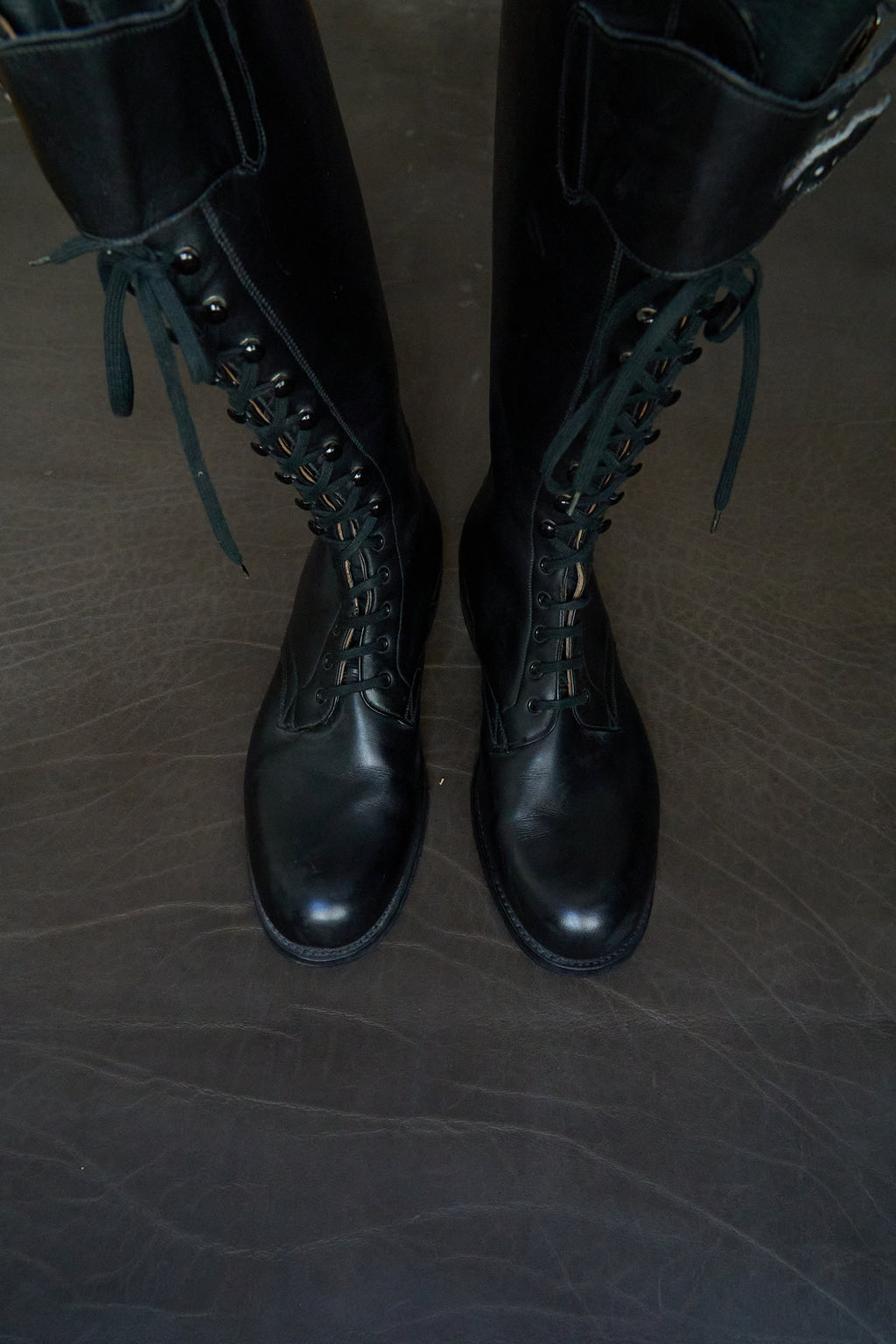 Vintage Knee High Military Boot