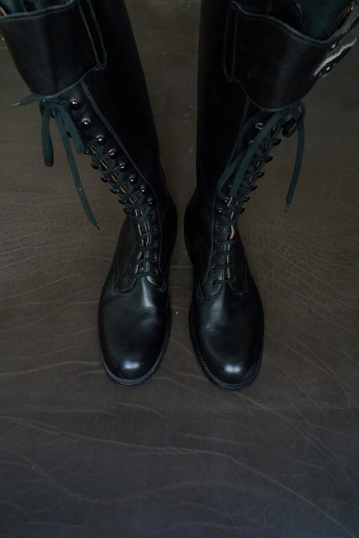 Vintage Knee High Military Boot
