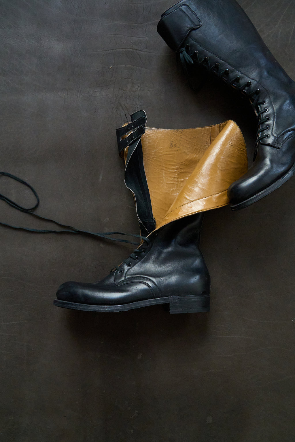Vintage Knee High Military Boot