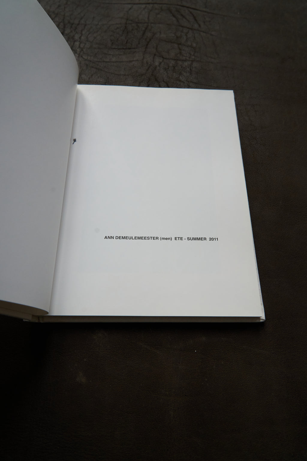 Ann Demeulemeester Summer 2011 Mens and Women's Book
