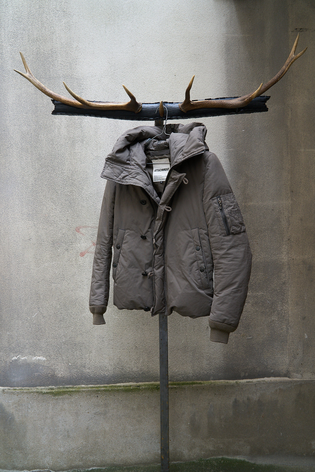 Attachment Down Jacket With Hood
