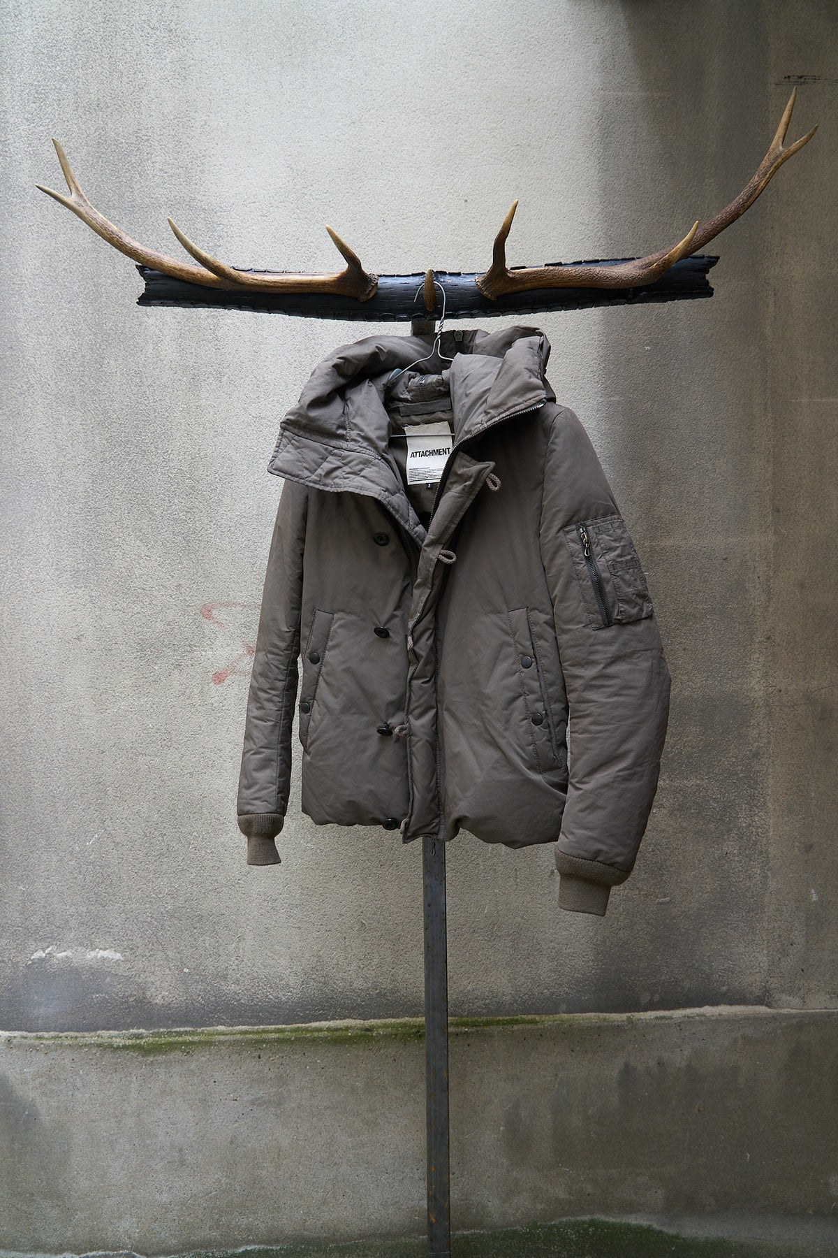 Attachment Down Jacket With Hood