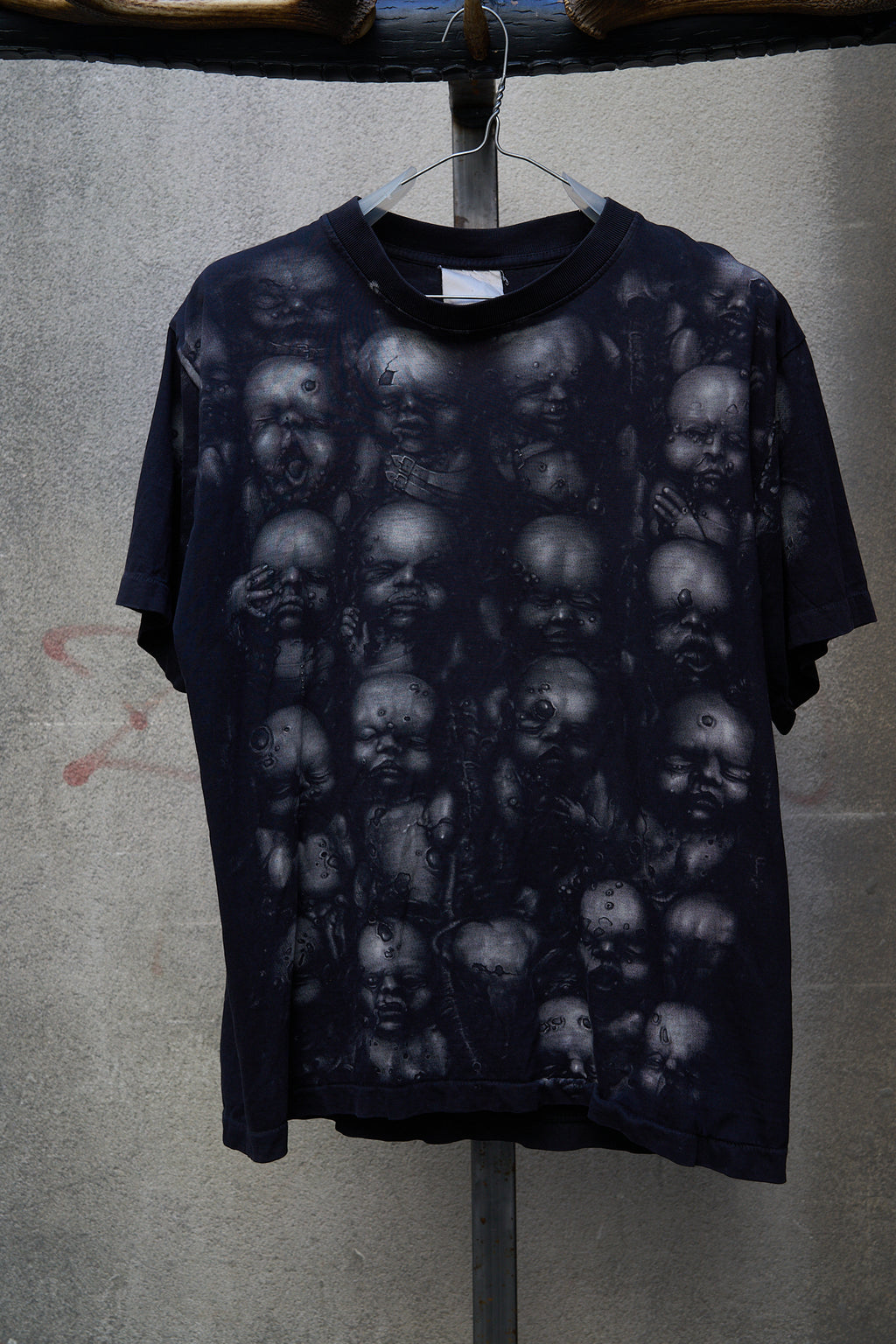 HR Giger "Wall of Babys" Vintage T-shirt