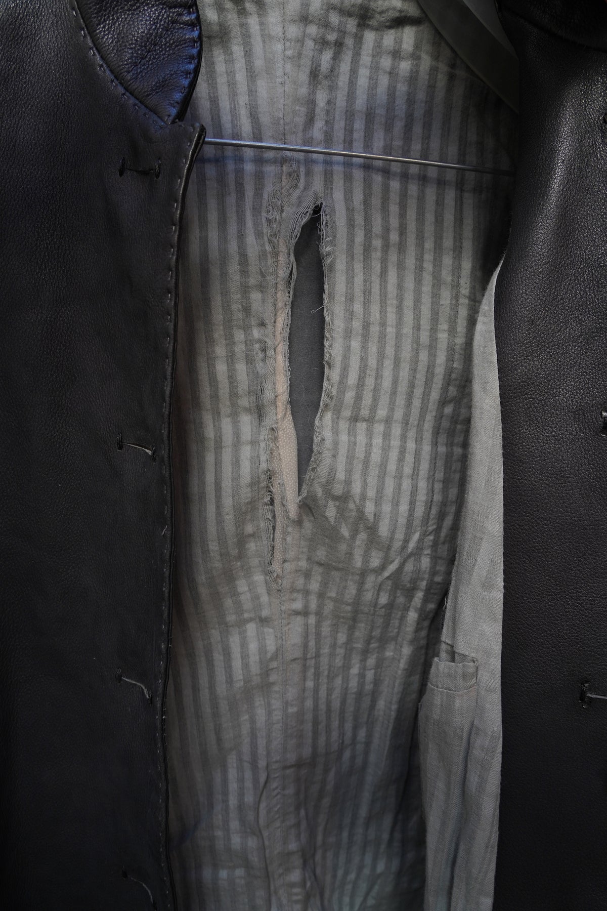 Yohan Serfaty Leather Coat