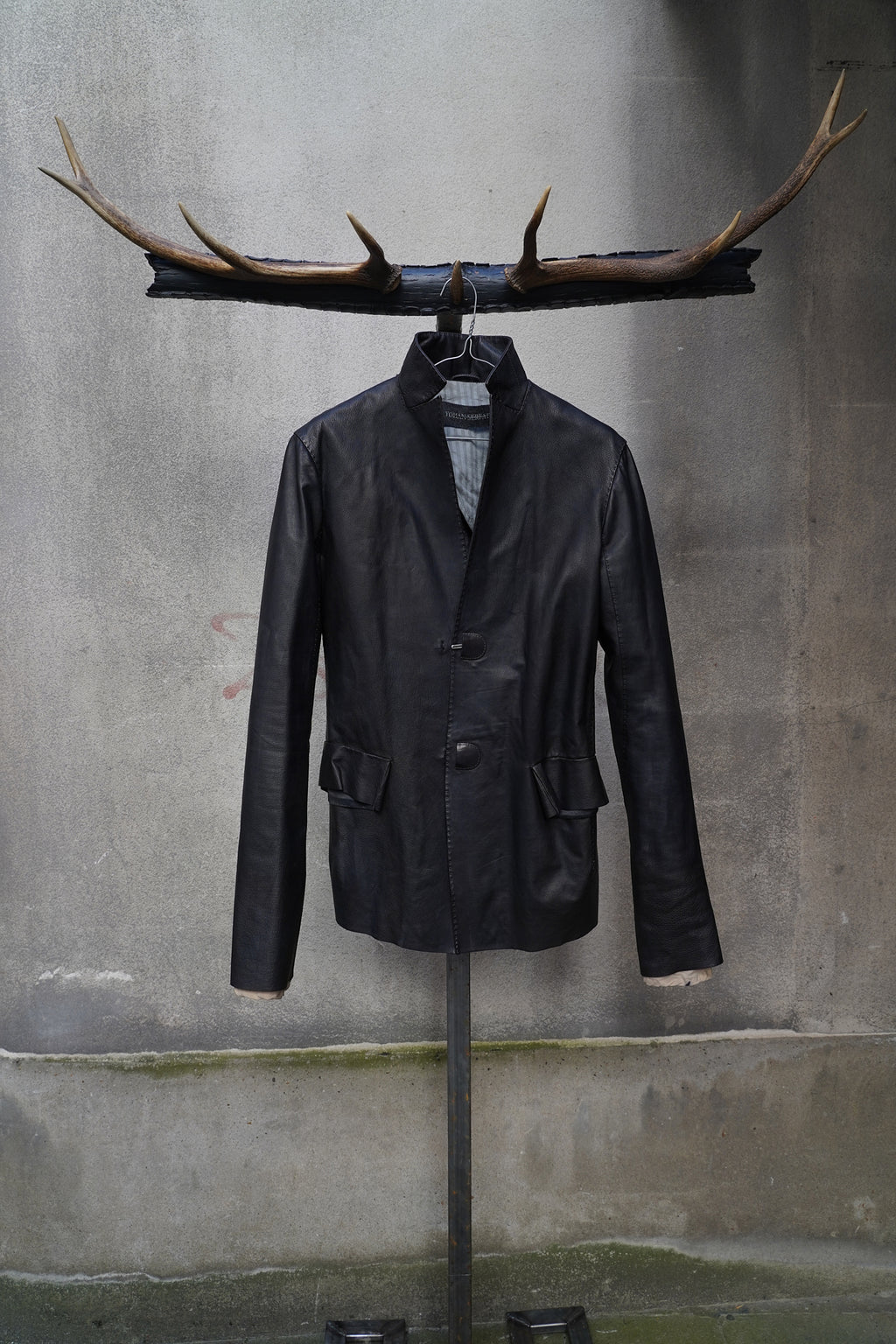 Yohan Serfaty Leather Blazer