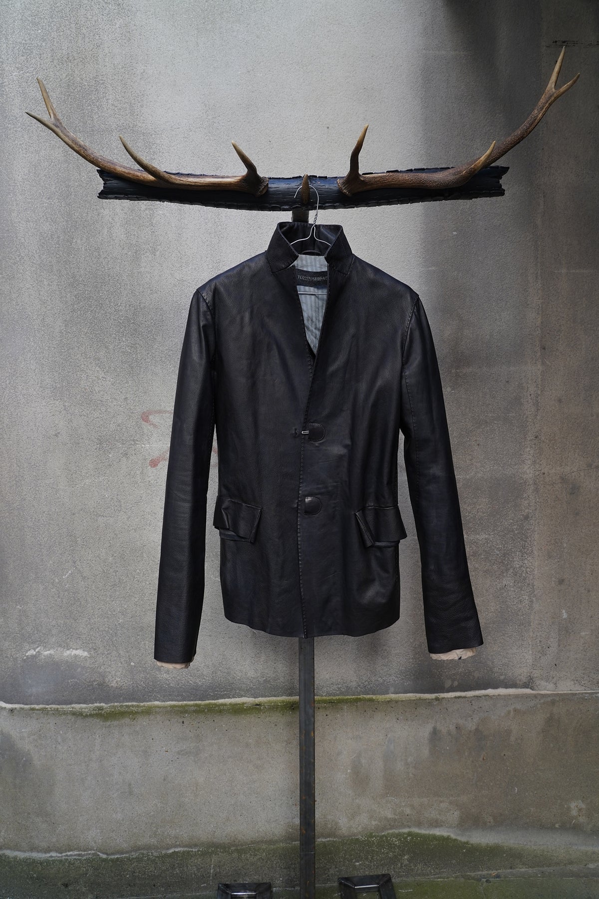 Yohan Serfaty Leather Blazer