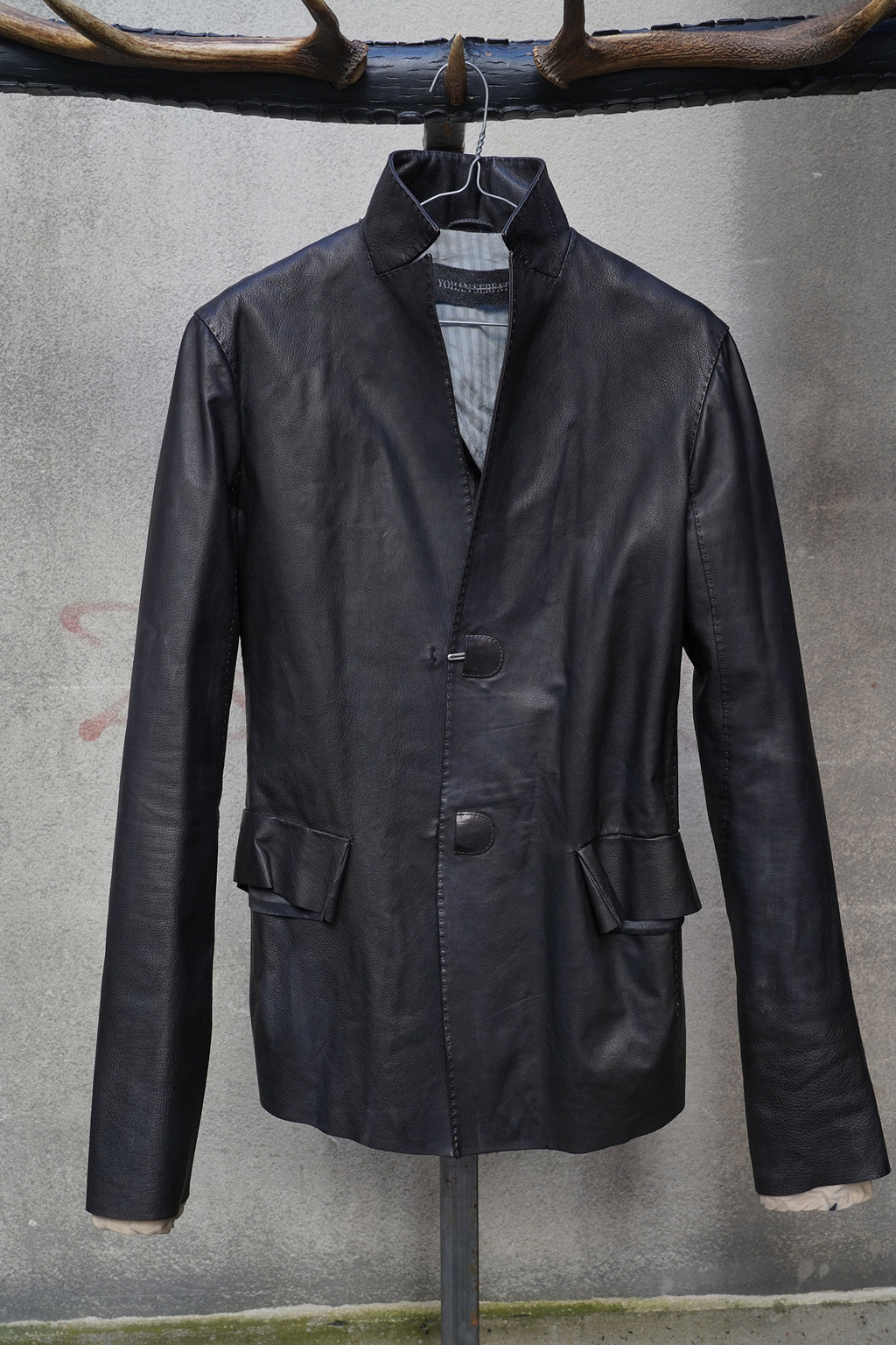 Yohan Serfaty Leather Blazer