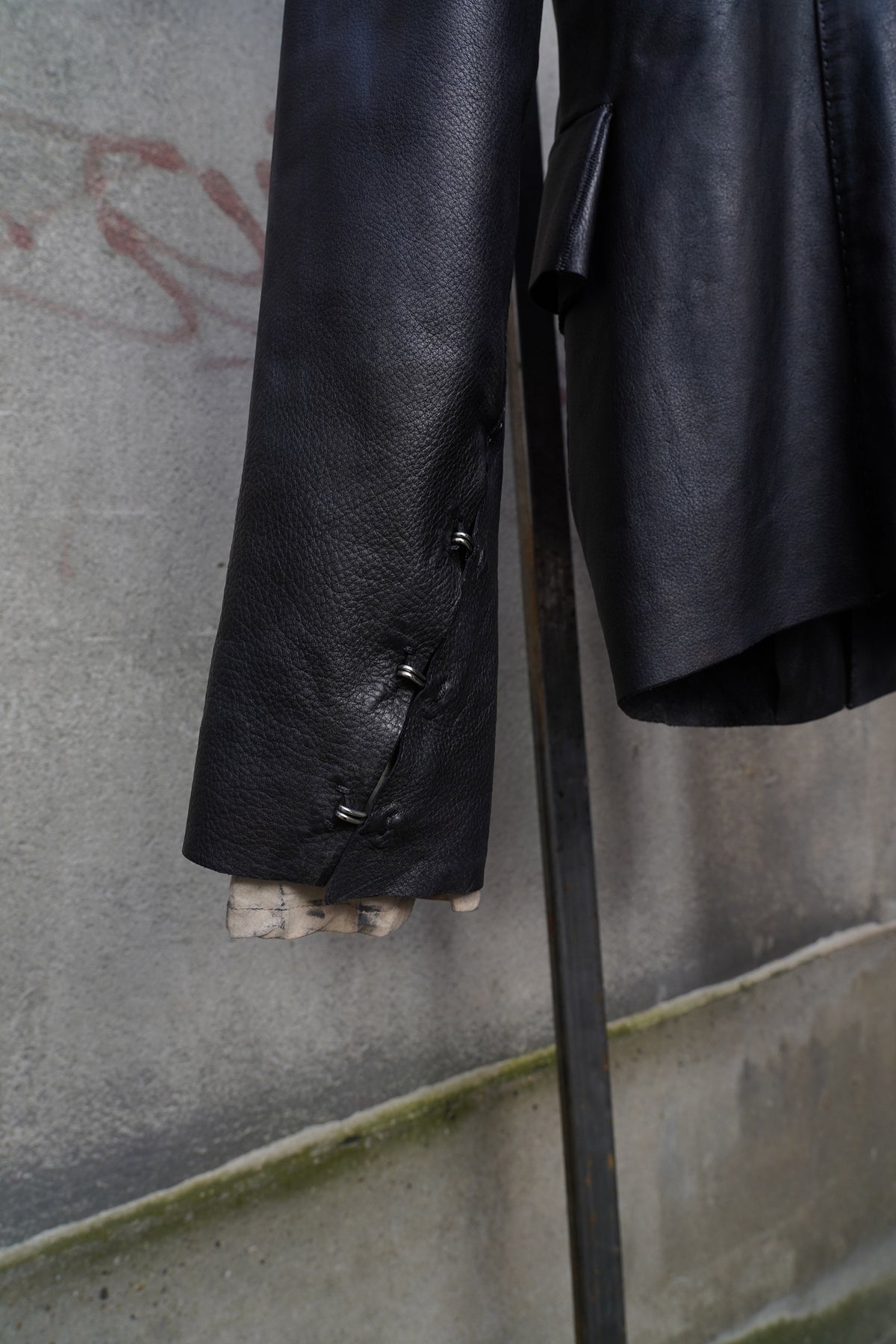 Yohan Serfaty Leather Blazer