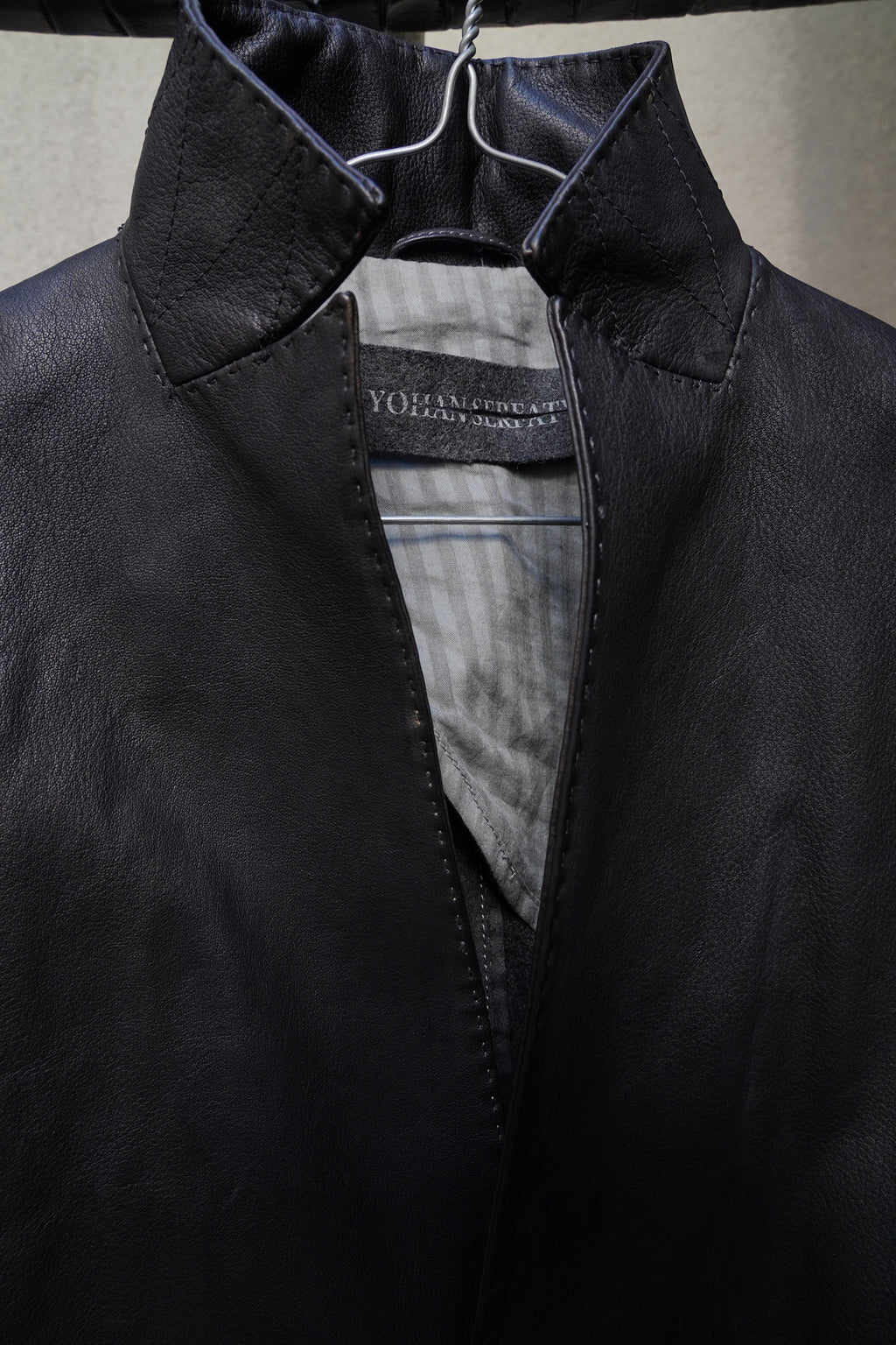 Yohan Serfaty Leather Blazer