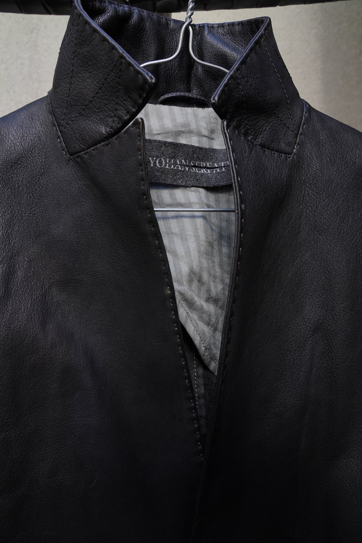 Yohan Serfaty Leather Blazer