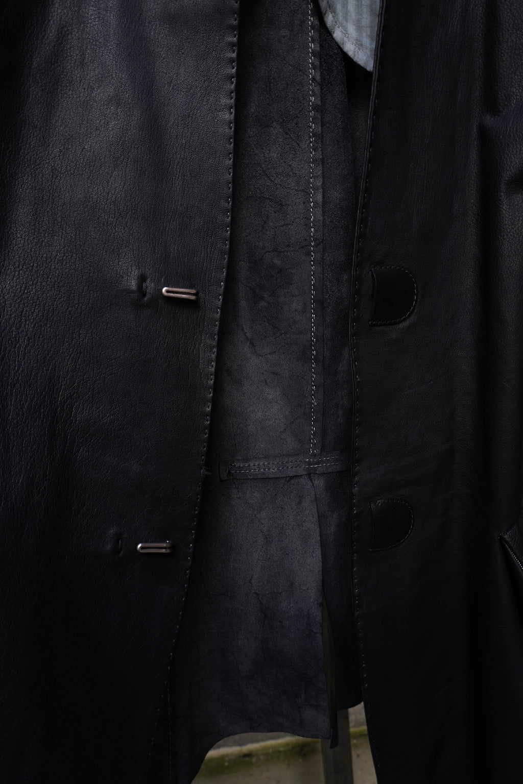 Yohan Serfaty Leather Blazer