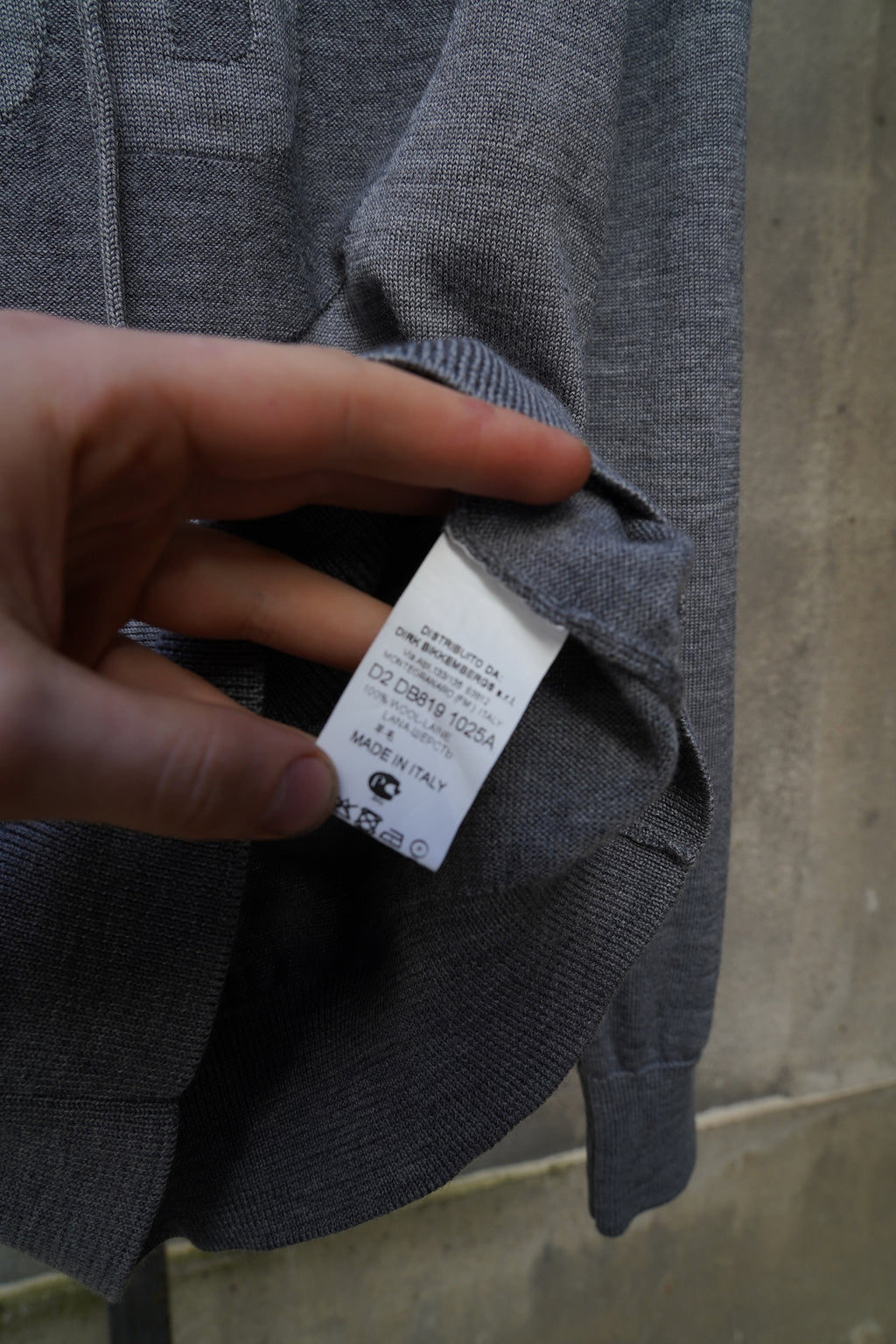 Dirk Bikkembergs Knitted Hoodie