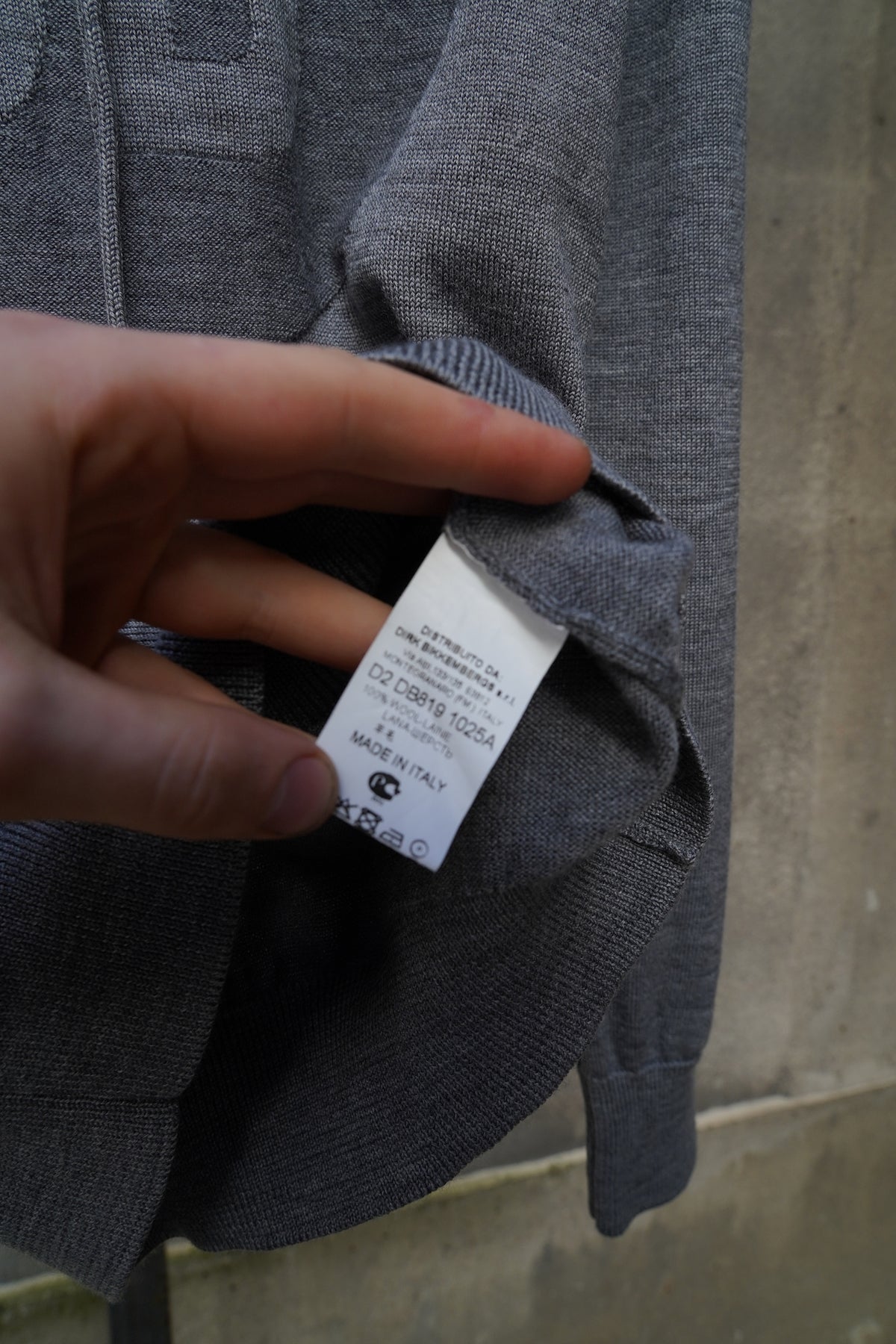 Dirk Bikkembergs Knitted Hoodie