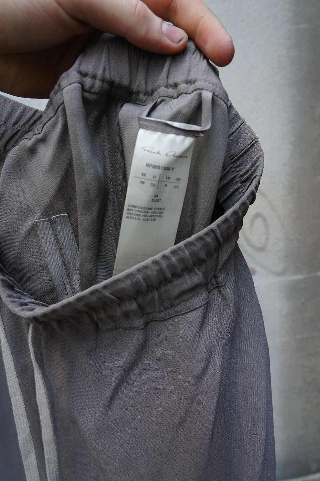 Rick Owens Drop Crotch Pants