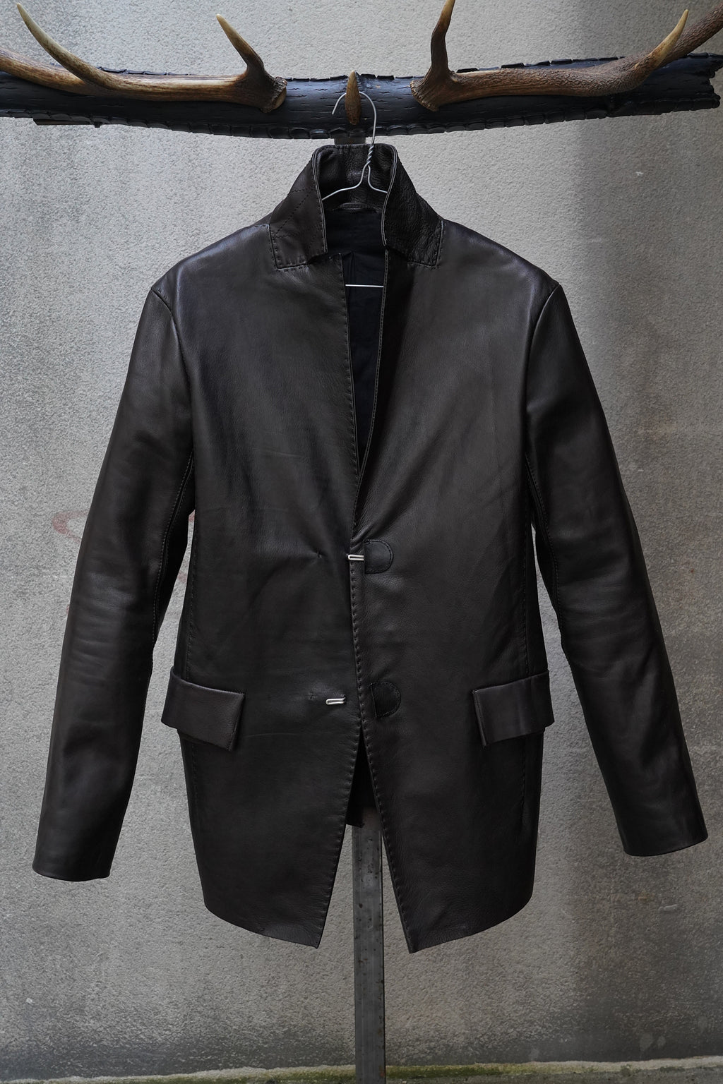 Y-project by Yohan Serfaty Deer Leather Blazer