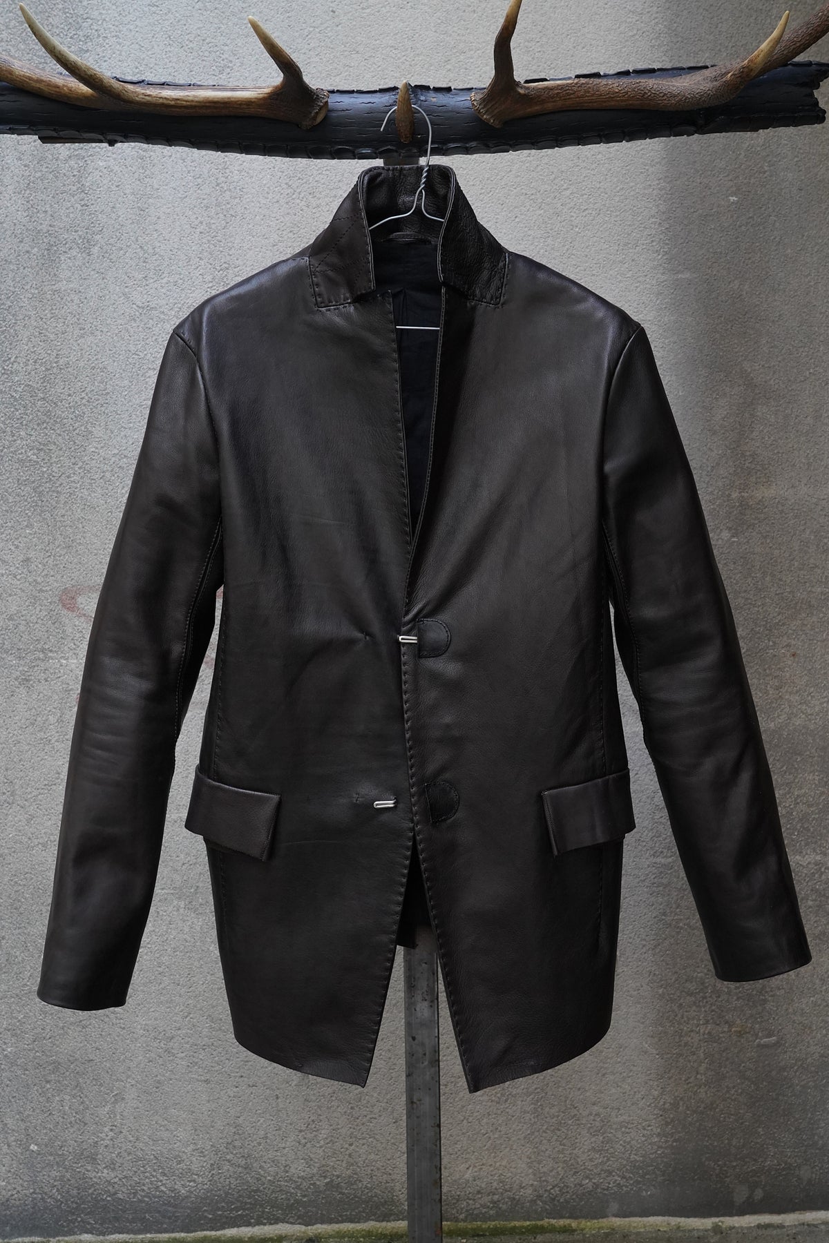 Y-project by Yohan Serfaty Deer Leather Blazer