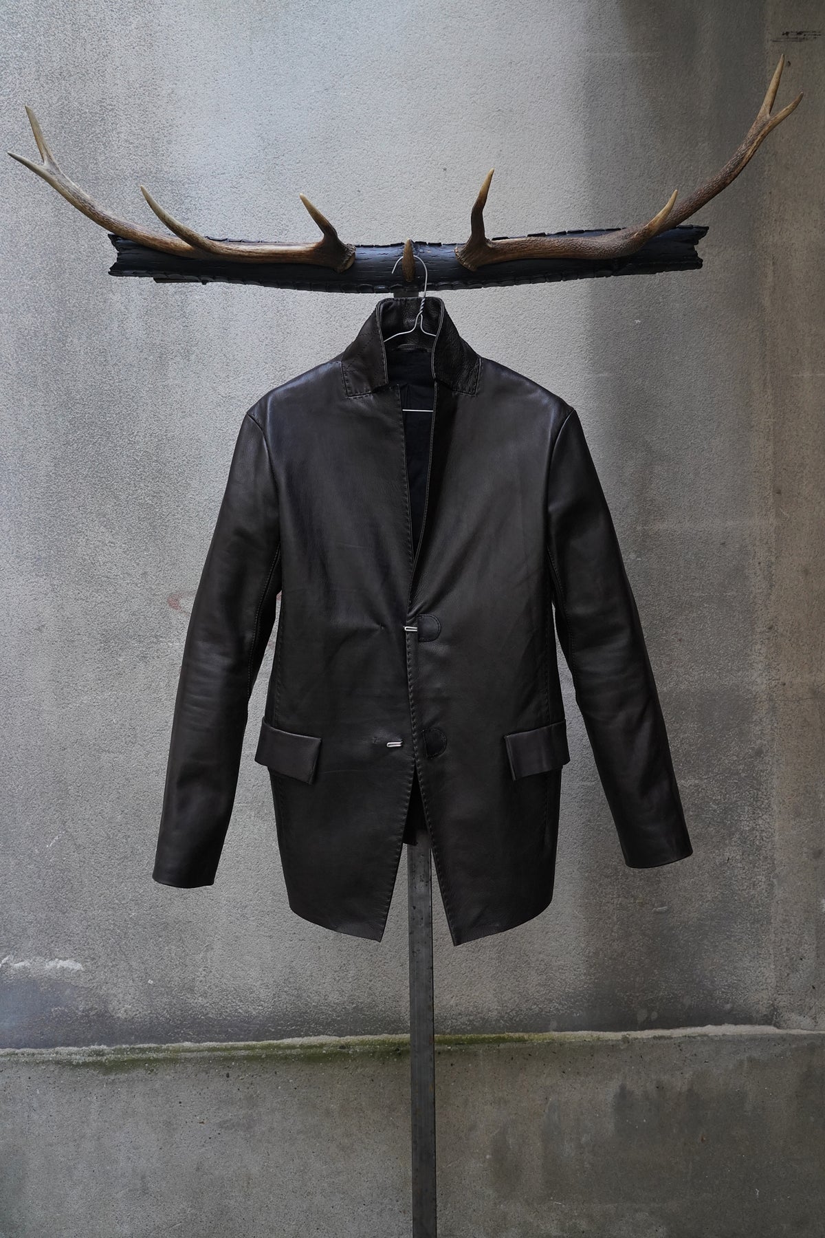 Y-project by Yohan Serfaty Deer Leather Blazer