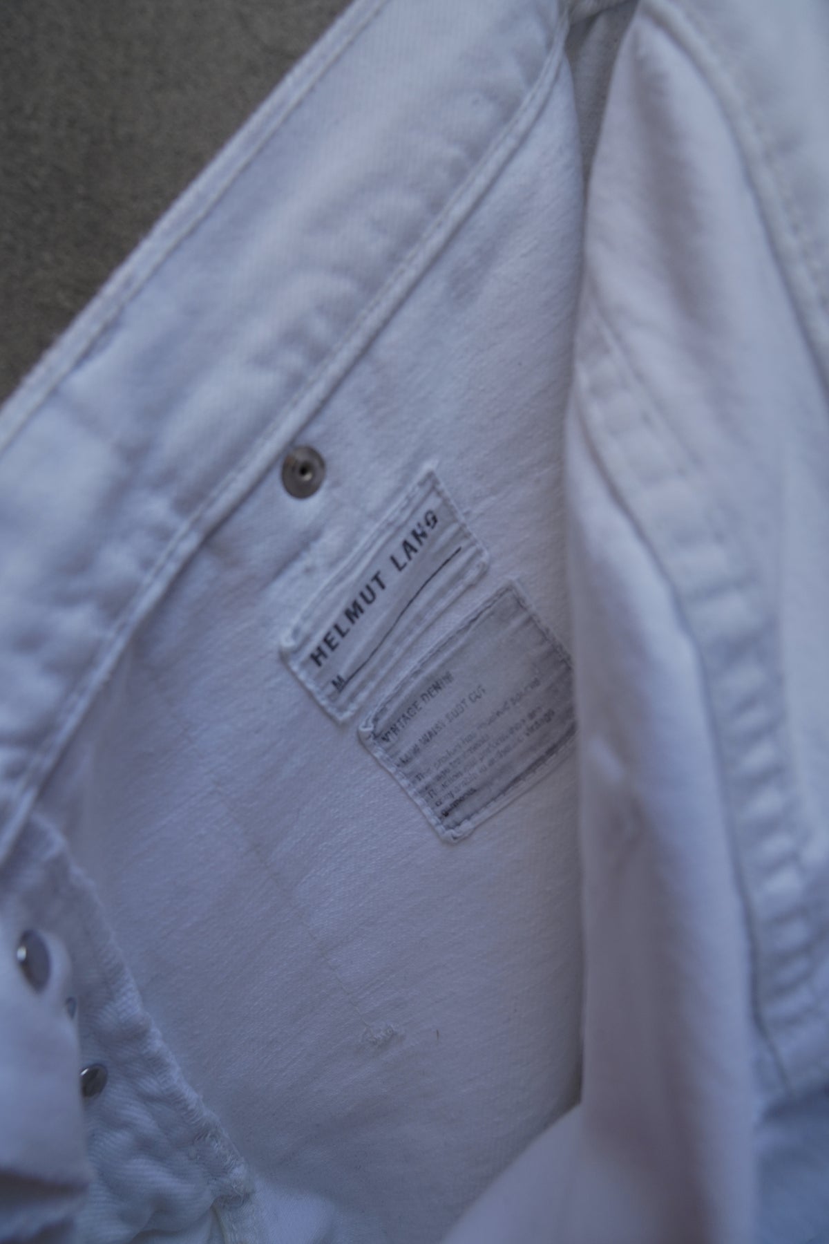 Helmut Lang Inside Out Denim