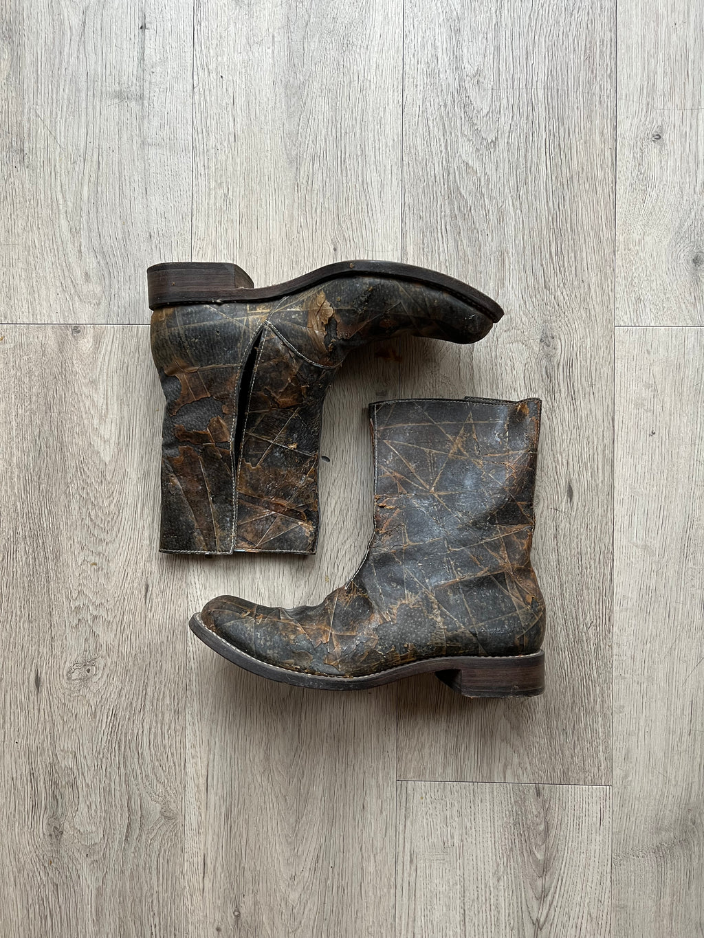 Carol Christian Poell taped Rubber boots