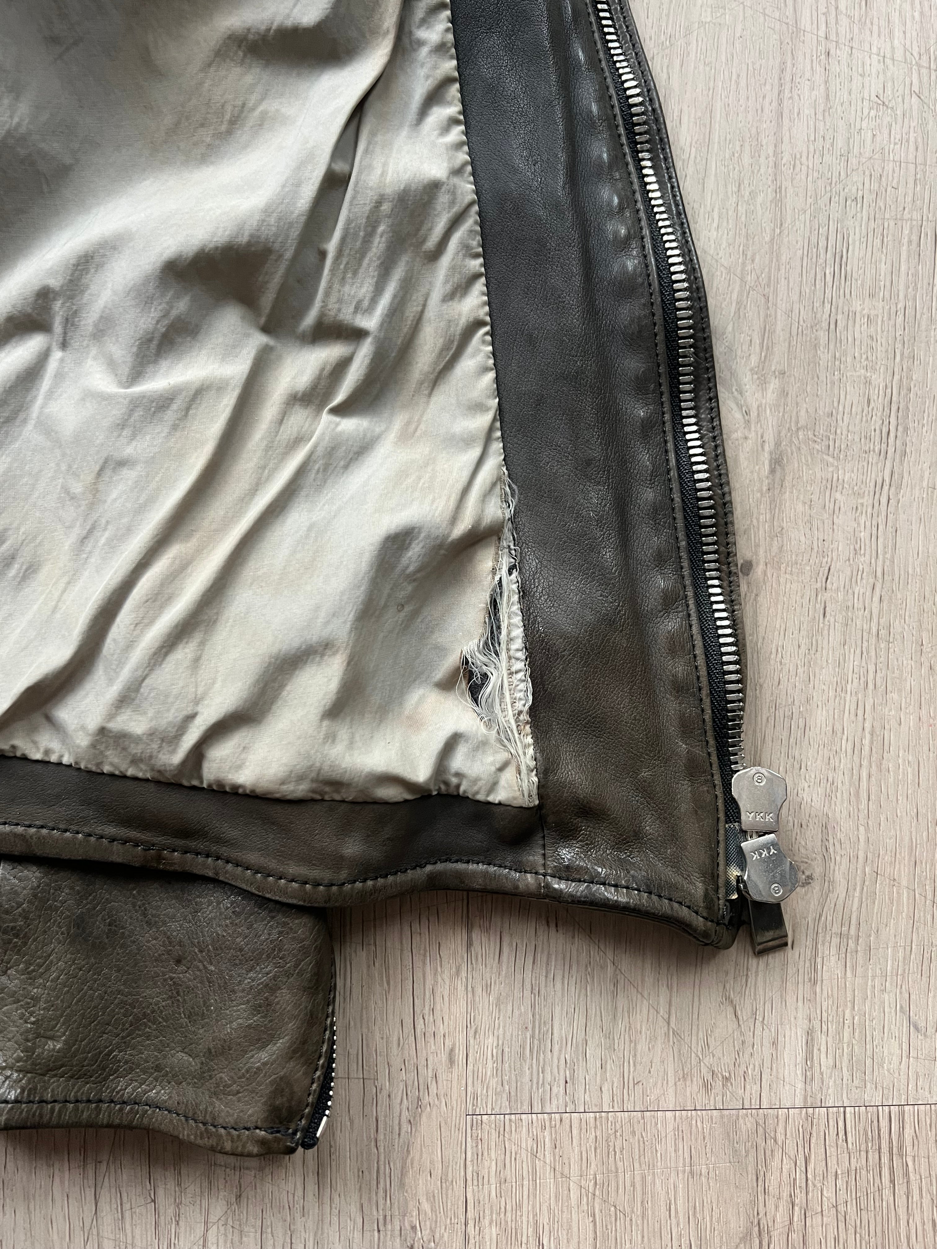 Incarnation lather High neck raglan jacket