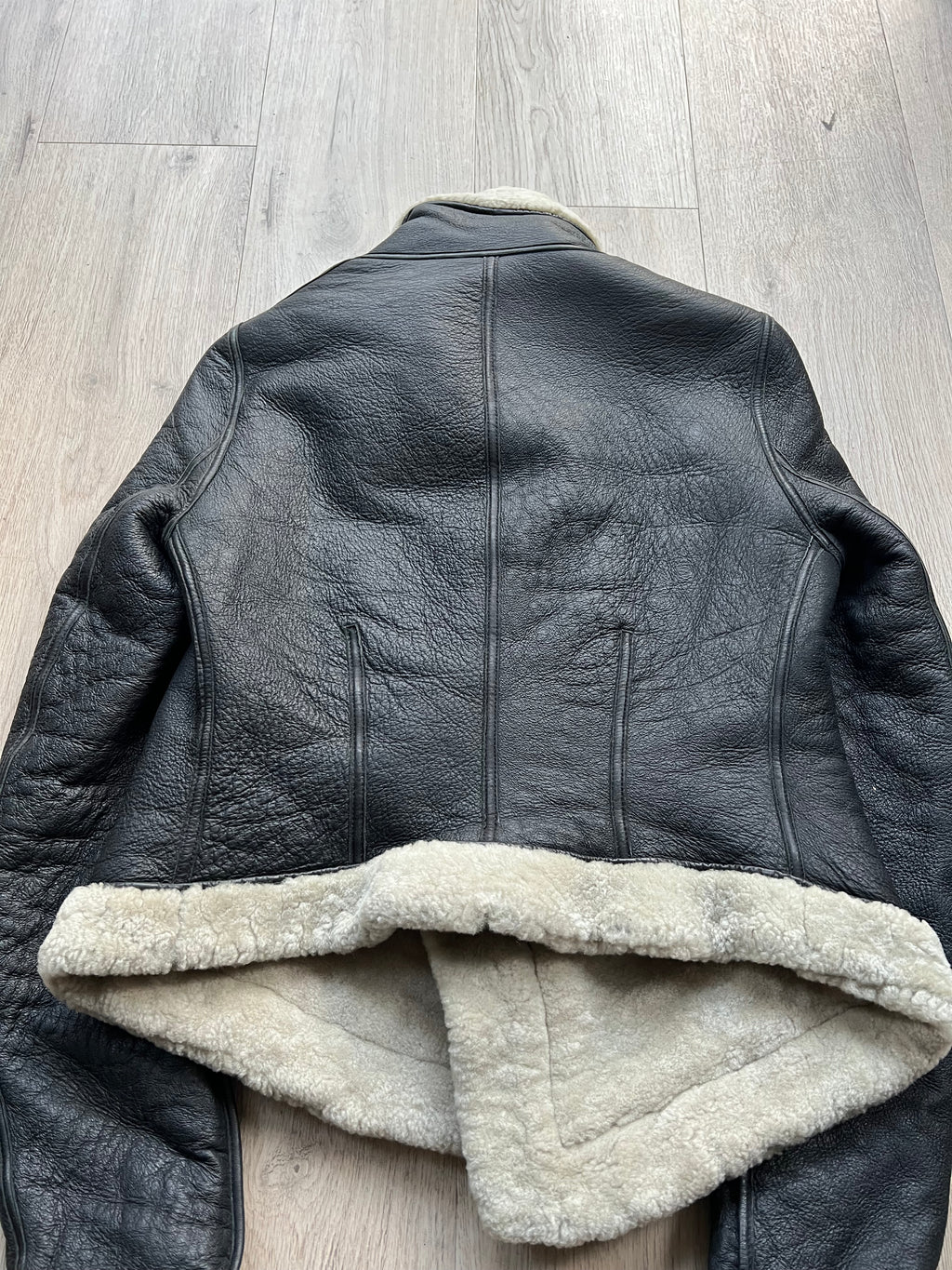 Rick Owens Shearling leather Jacket