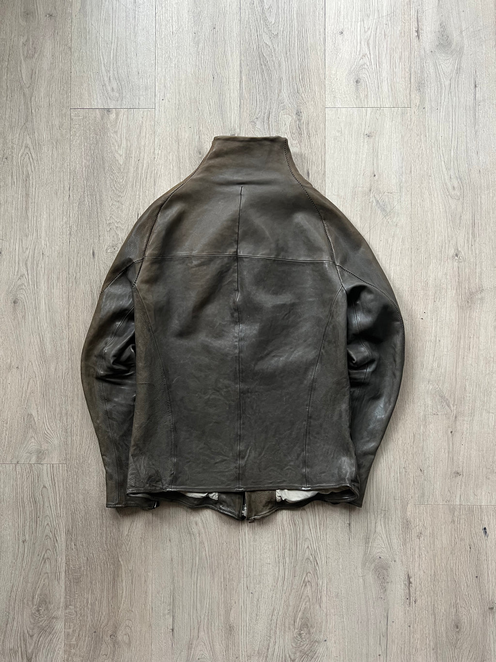 Incarnation lather High neck raglan jacket