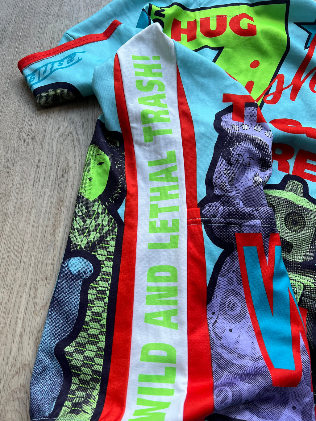 Walter van Beirendonck W and LT Cycling top