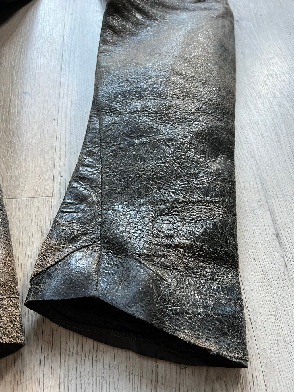 MA+ Maurizio Amadei Bison Leather Pants